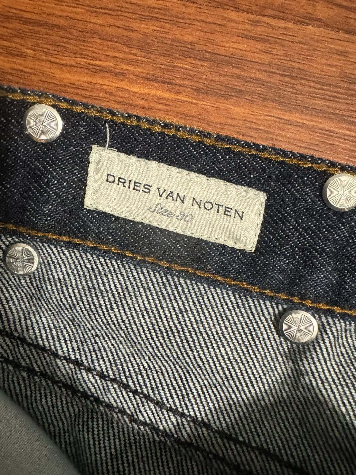 Dries Van Noten Dries Van Noten Straight Leg Jeans Size US 30 / EU 46 - 2 Thumbnail