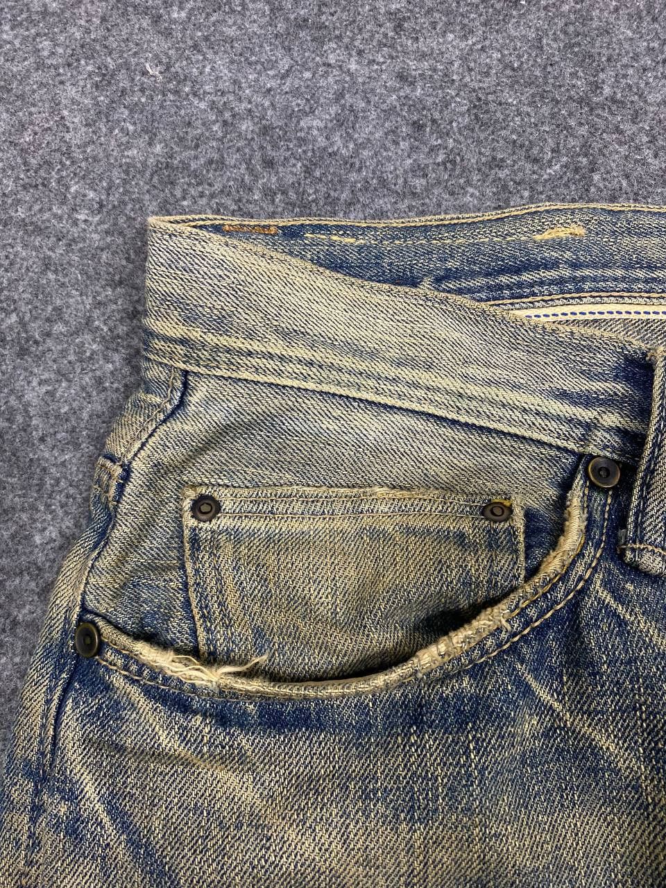 Japanese Brand denim craft japan rusty bootcut distressed denim Size US 38 / EU 54 - 10 Thumbnail