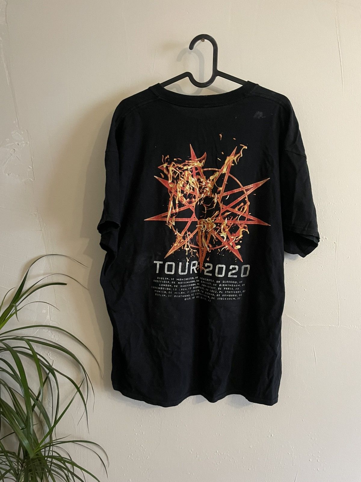 Band Tees × Slipknot × Vintage Slipknot band rock metal t-shirt 2020 tour Size US XL / EU 56 / 4 - 3 Thumbnail