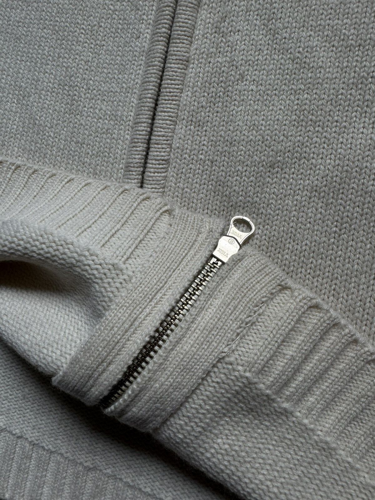 Other Alberto Fabiani Cashmere Zip Cardigan Sweater in L, Beige Size L / US 10 / IT 46 - 8 Thumbnail