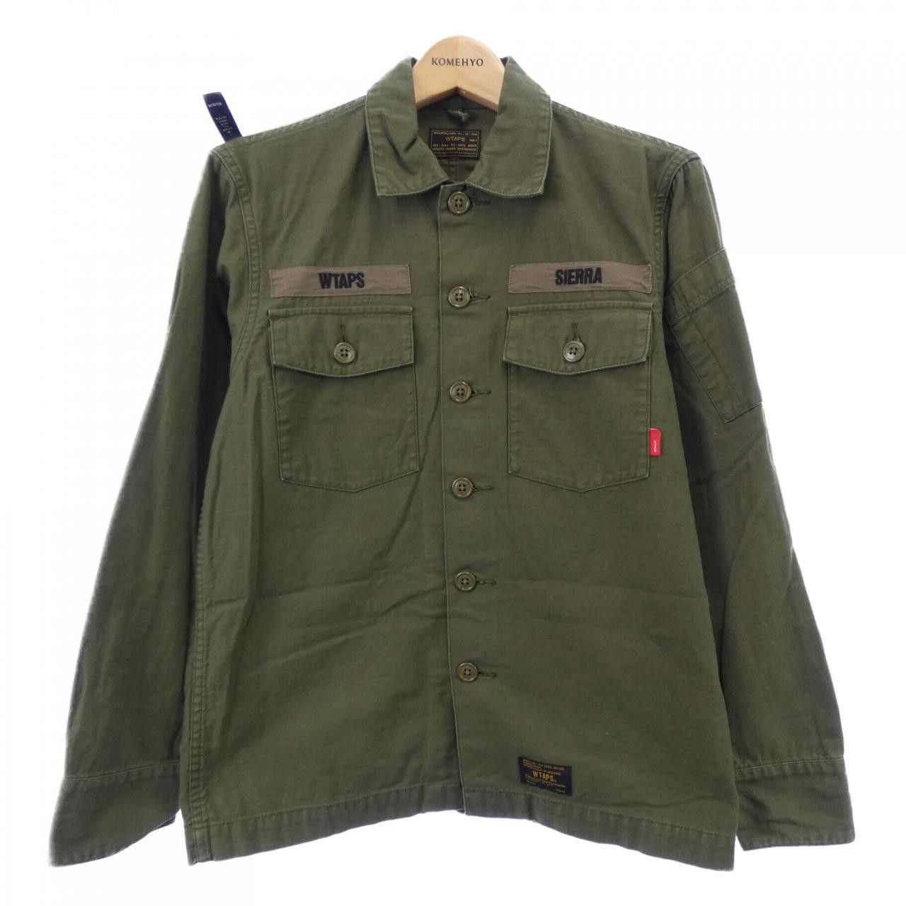 Wtaps WTAPS WTAPS Cotton Shirt Textile Dress Shirt 171WVDT-SHM01 DUTY FREE for USA Size ONE SIZE - 1 Thumbnail