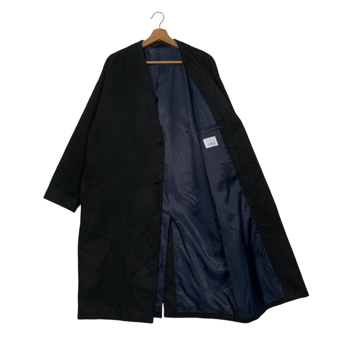 JUN MEN Jun Red Black Overcoat Size US L / EU 52-54 / 3 - 10 Thumbnail