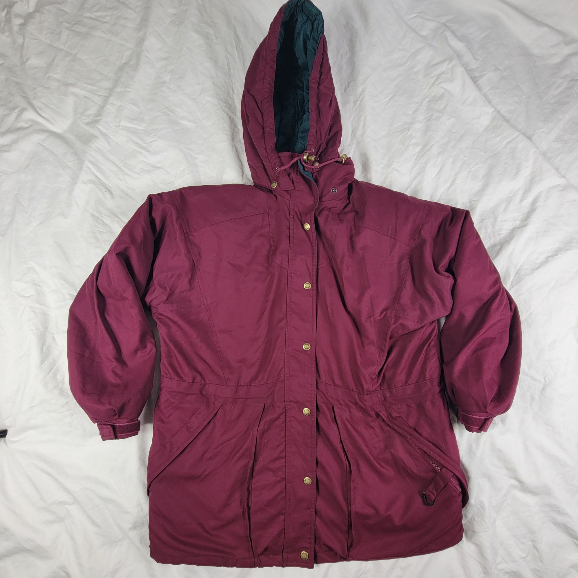 Cabelas Cabelas Womens Outerwear Medium Burgundy Winter Jacket Casua Size M / US 6-8 / IT 42-44 - 1 Thumbnail