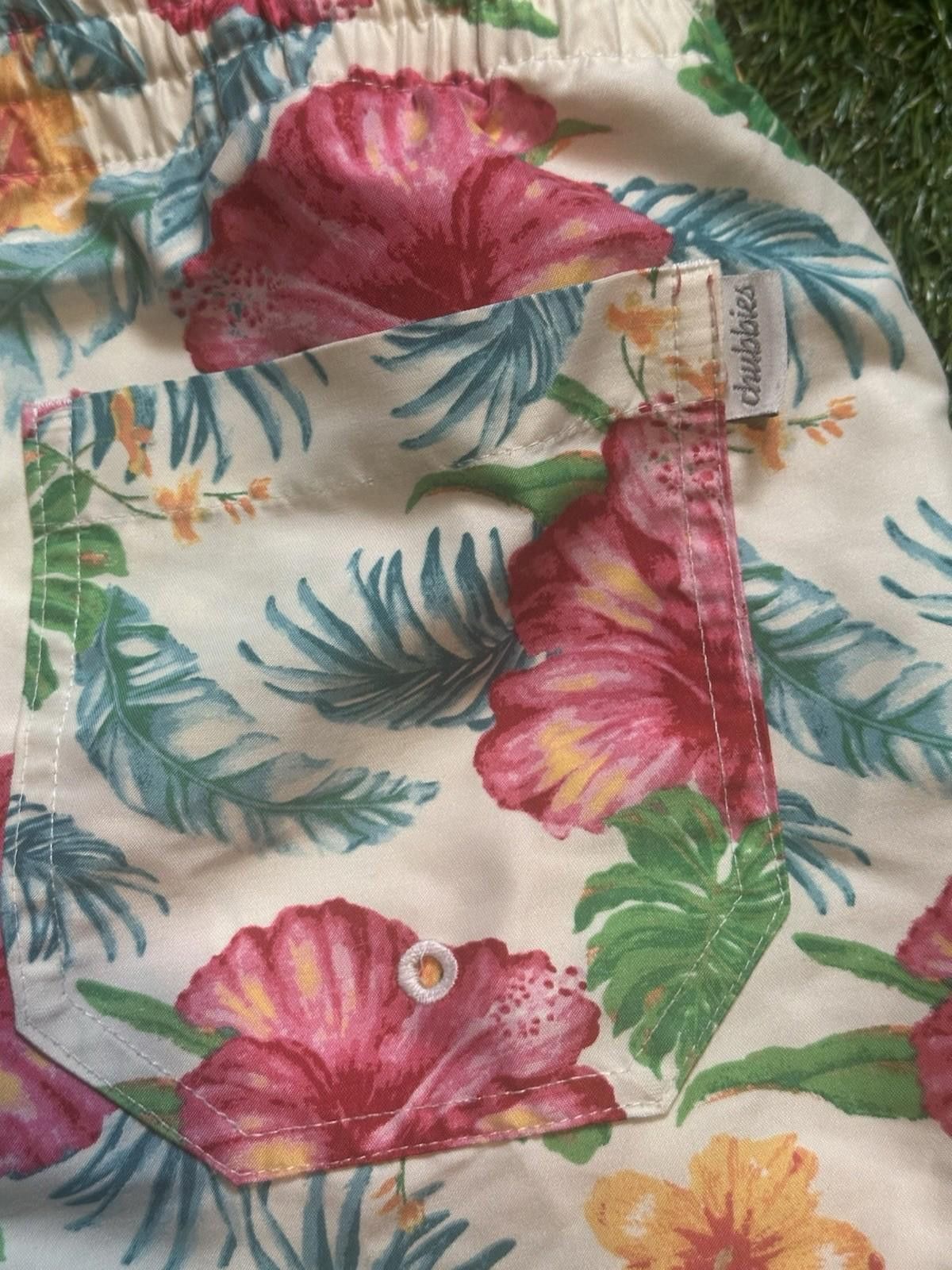 Chubbies CHUBBIES MEN SWIM TRUNKS HIBISCUS FLOWER DESIGN size XL Size US 36 / EU 52 - 7 Thumbnail