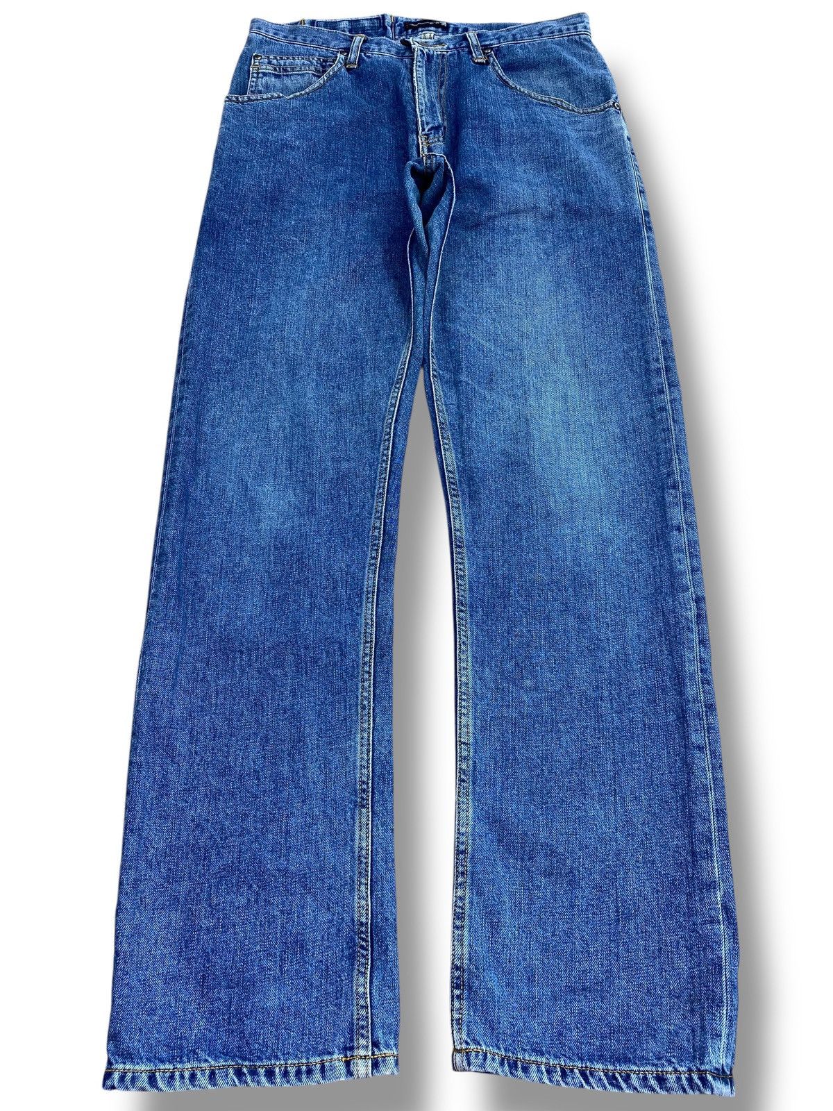 Japanese Brand Japanese Brand THC Blue Wash Style Loose Jeans Size US 31 - 1 Thumbnail