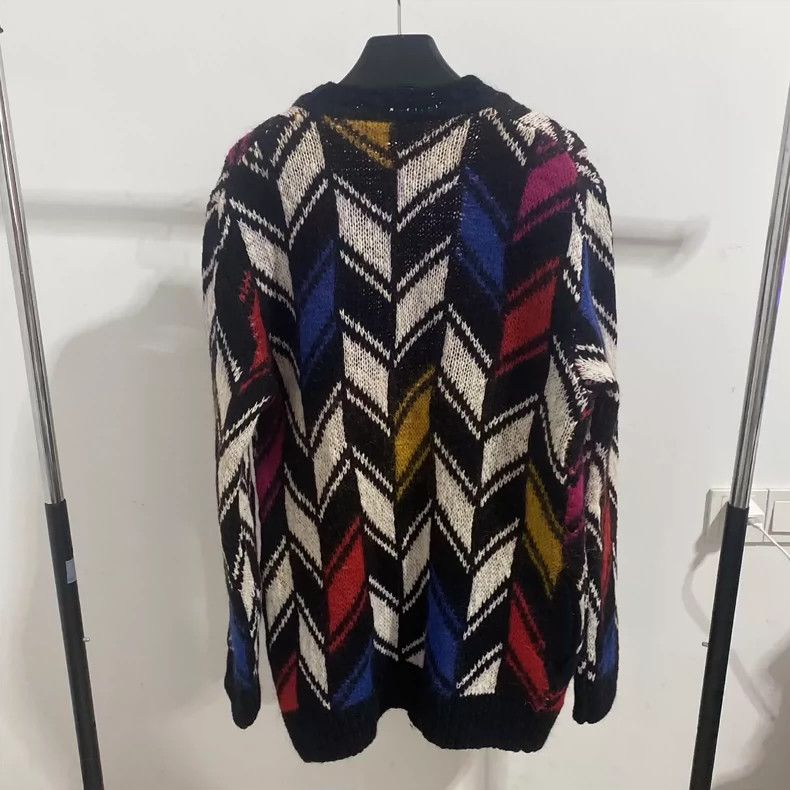 Saint Laurent Paris saint Laurent paris21FW Color Block Jacquard Cardigan swea Size US S / EU 44-46 / 1 - 2 Thumbnail