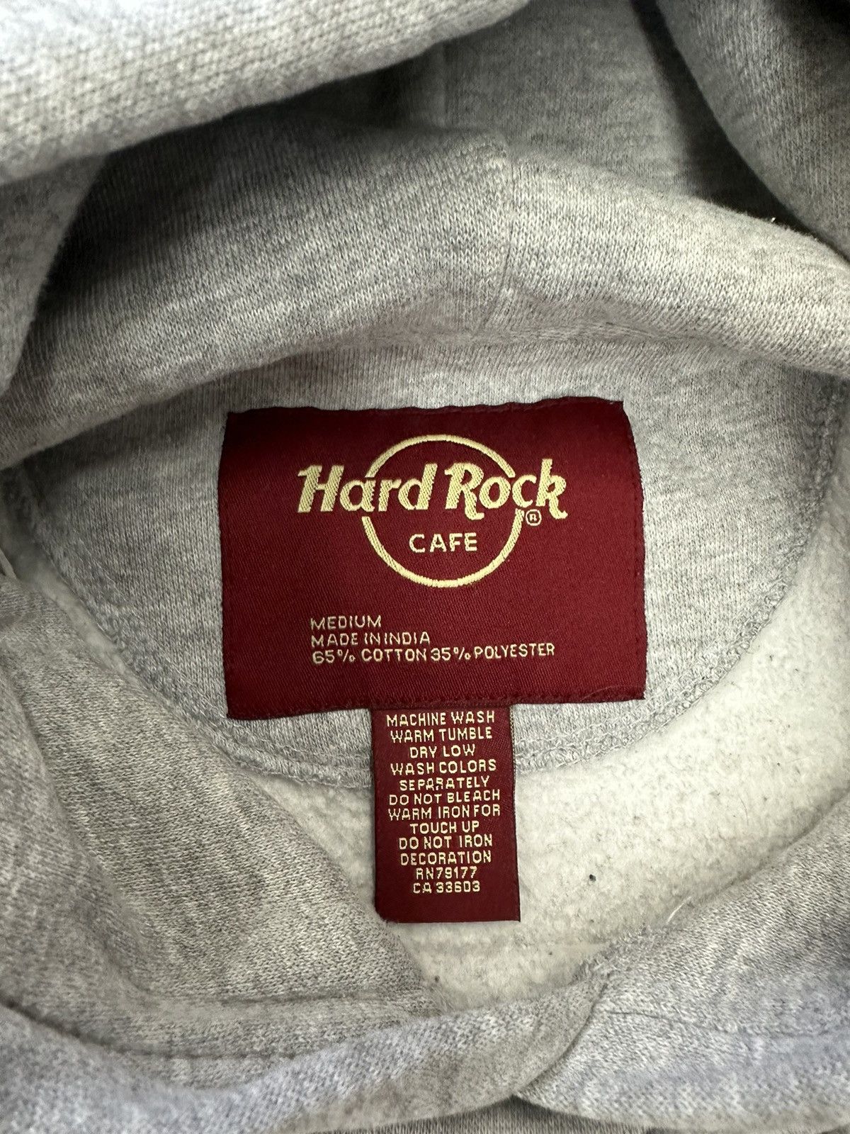 Hard Rock Cafe Vintage Hard Rock Cafe Las Vegas Logo Hoodie Medium Size US M / EU 48-50 / 2 - 3 Thumbnail