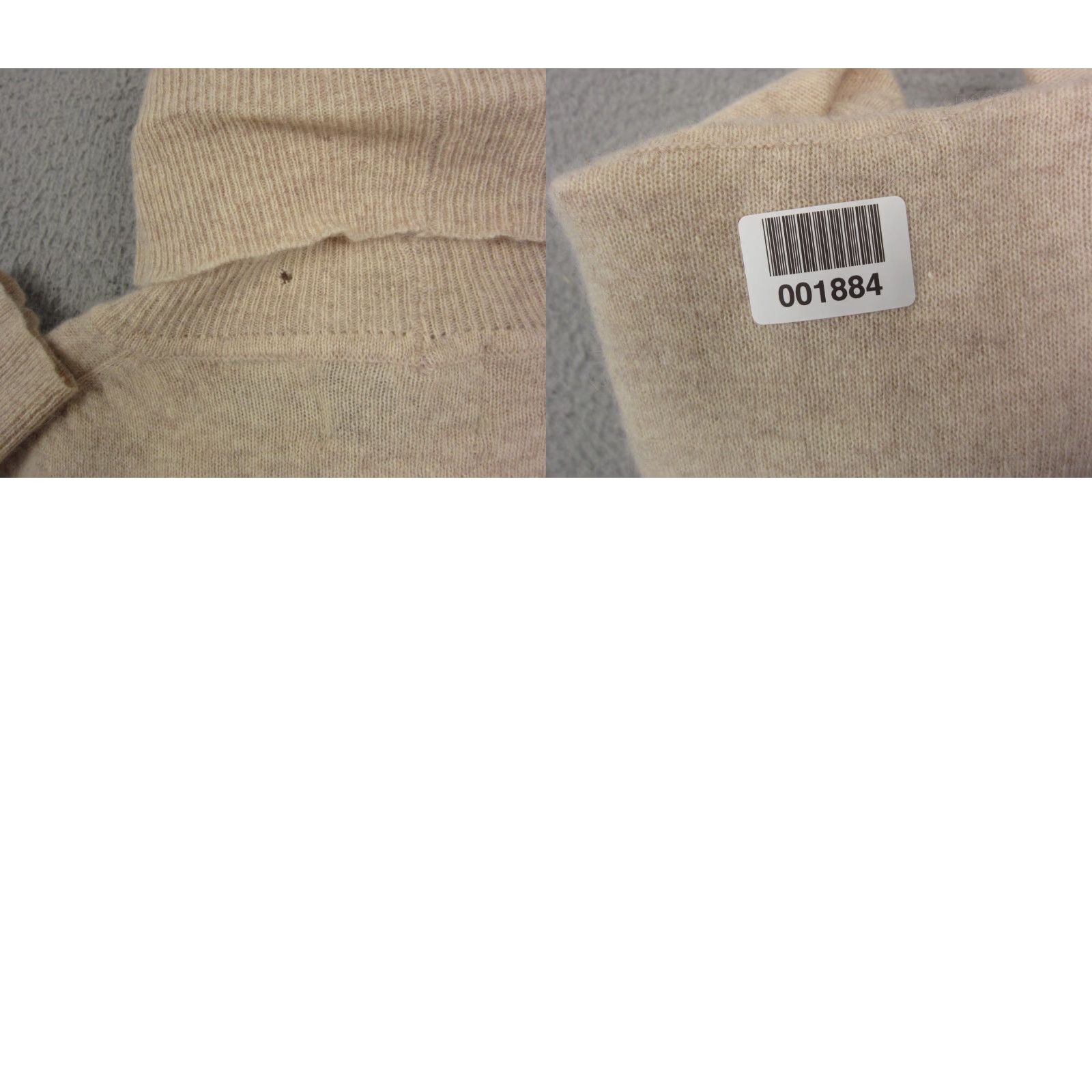 Evan Picone VINTAGE Evan Picone Sweater Women PL Turtleneck Wool Angora Ivory 90s Pullover, Knit, Long Sleeve, Petite, Casual, Regular Mens/Girls Size L / US 10 / IT 46 - 9 Thumbnail