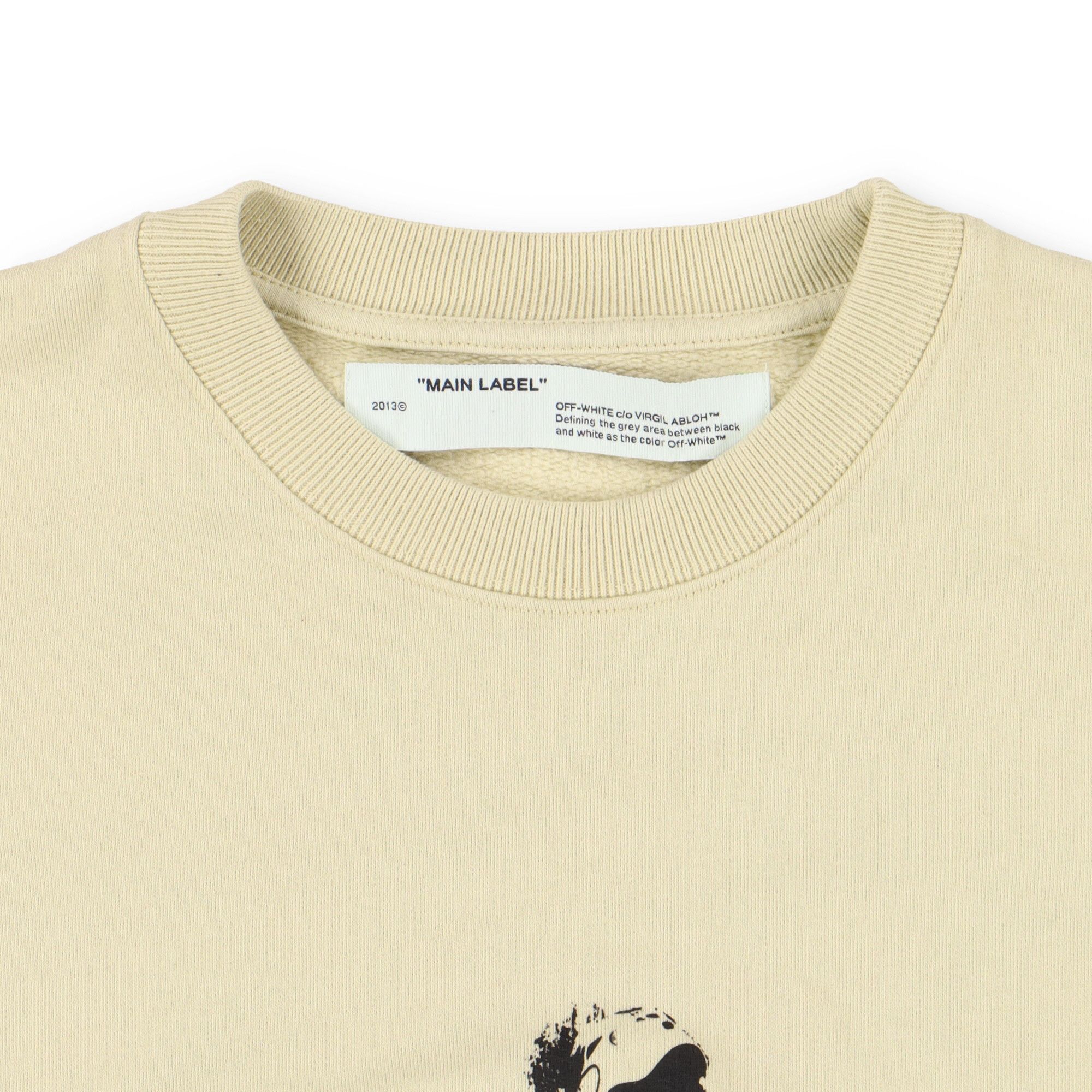 Off-White Beige Vertical Climb Arrows Logo Sweatshirt Size US M / EU 48-50 / 2 - 5 Thumbnail