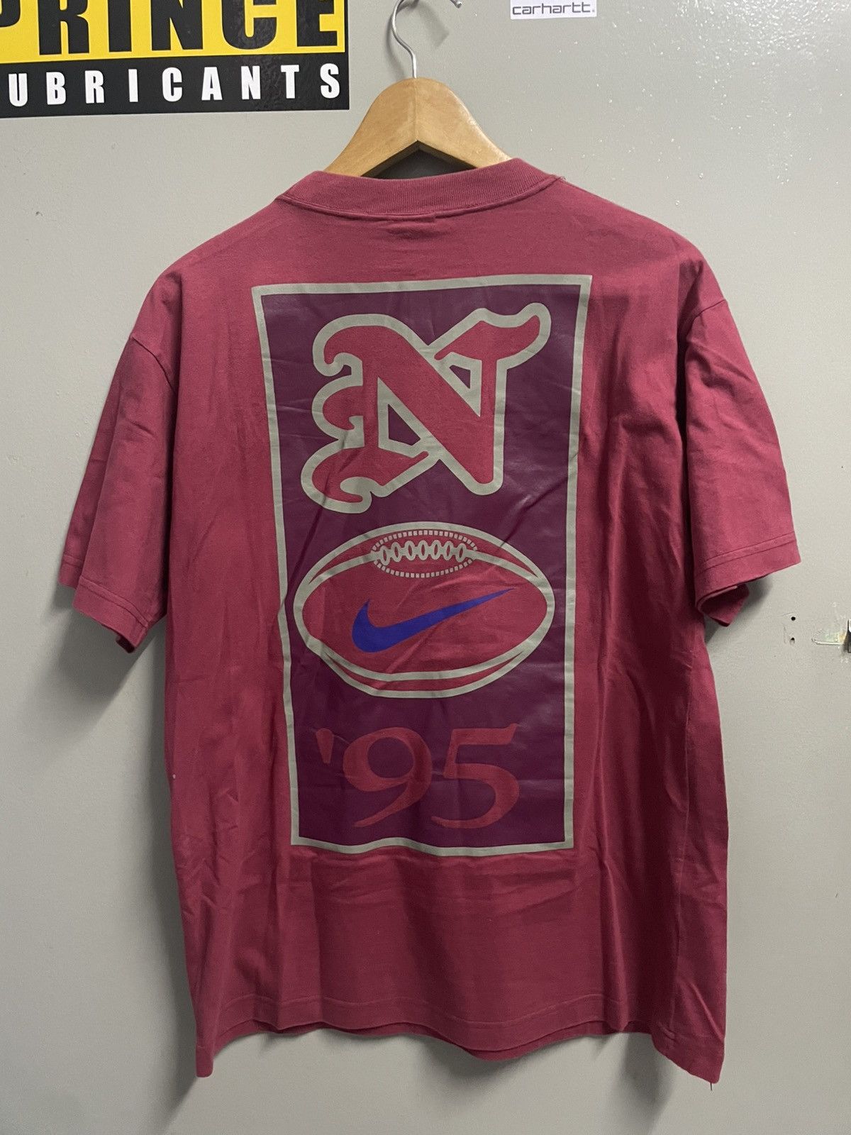 Nike Vintage Nike Rugby 1995 Shirt Size US S / EU 44-46 / 1 - 1 Thumbnail
