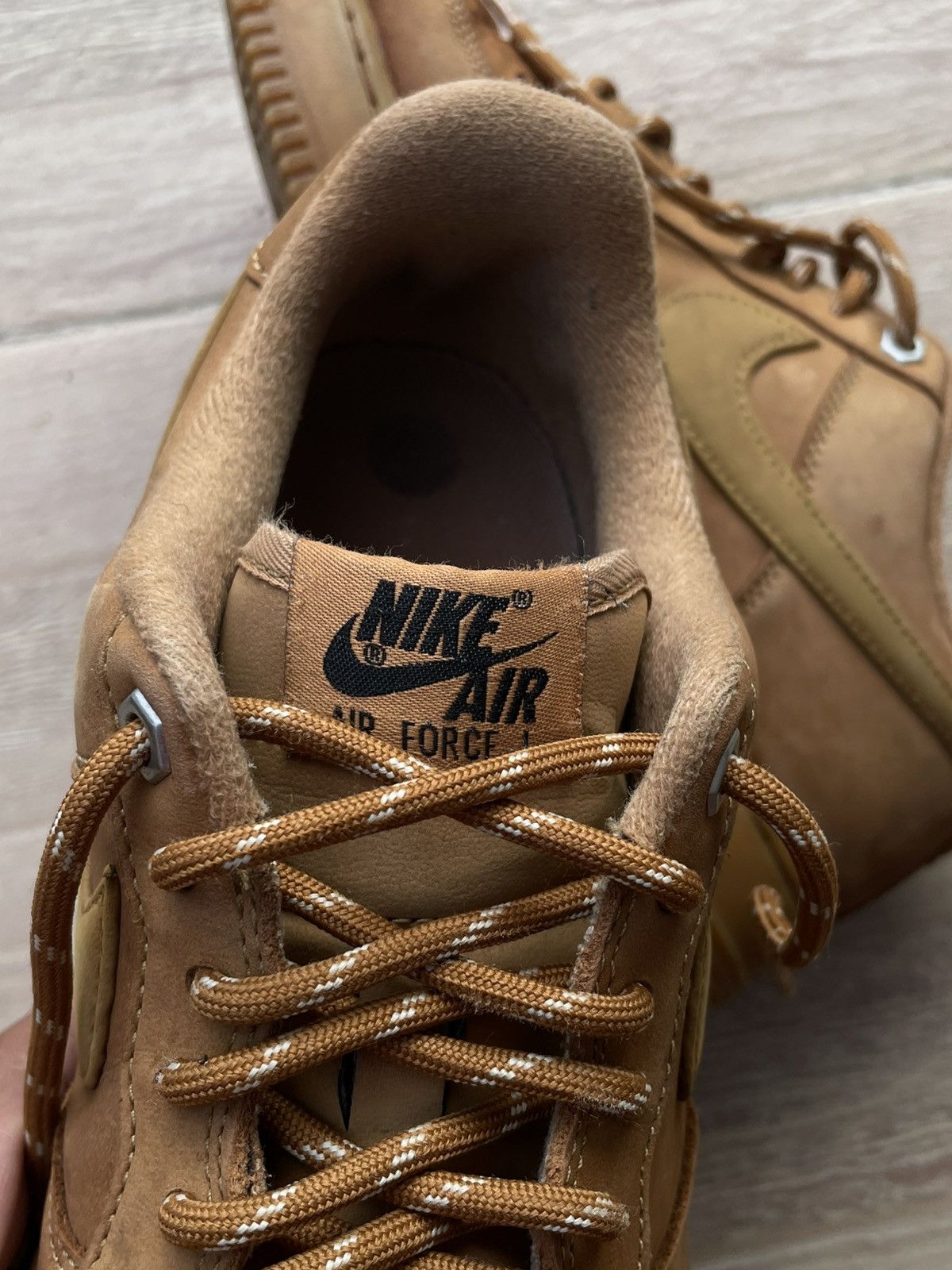Nike Nike Air Force 1 '07 WB "Flax" sneaker in a flax/wheat Size US 8 / EU 41 - 2 Thumbnail