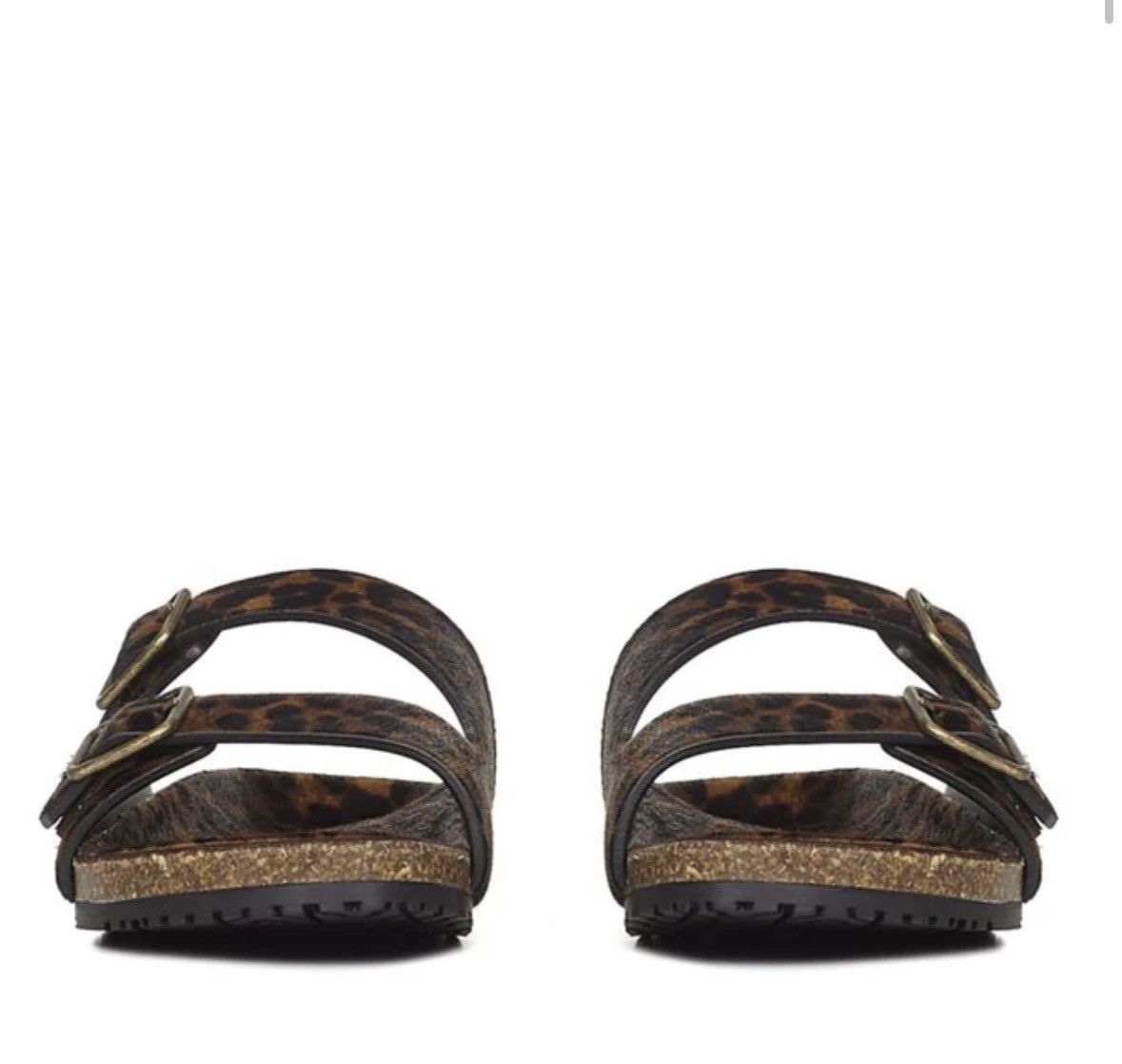 Anthony Vaccarello × Saint Laurent Paris Saint Laurent: 💯 Leopard 🐆 Pony Hair 🩴 -Rare Size 45/12 Size US 12 / EU 45 - 4 Thumbnail