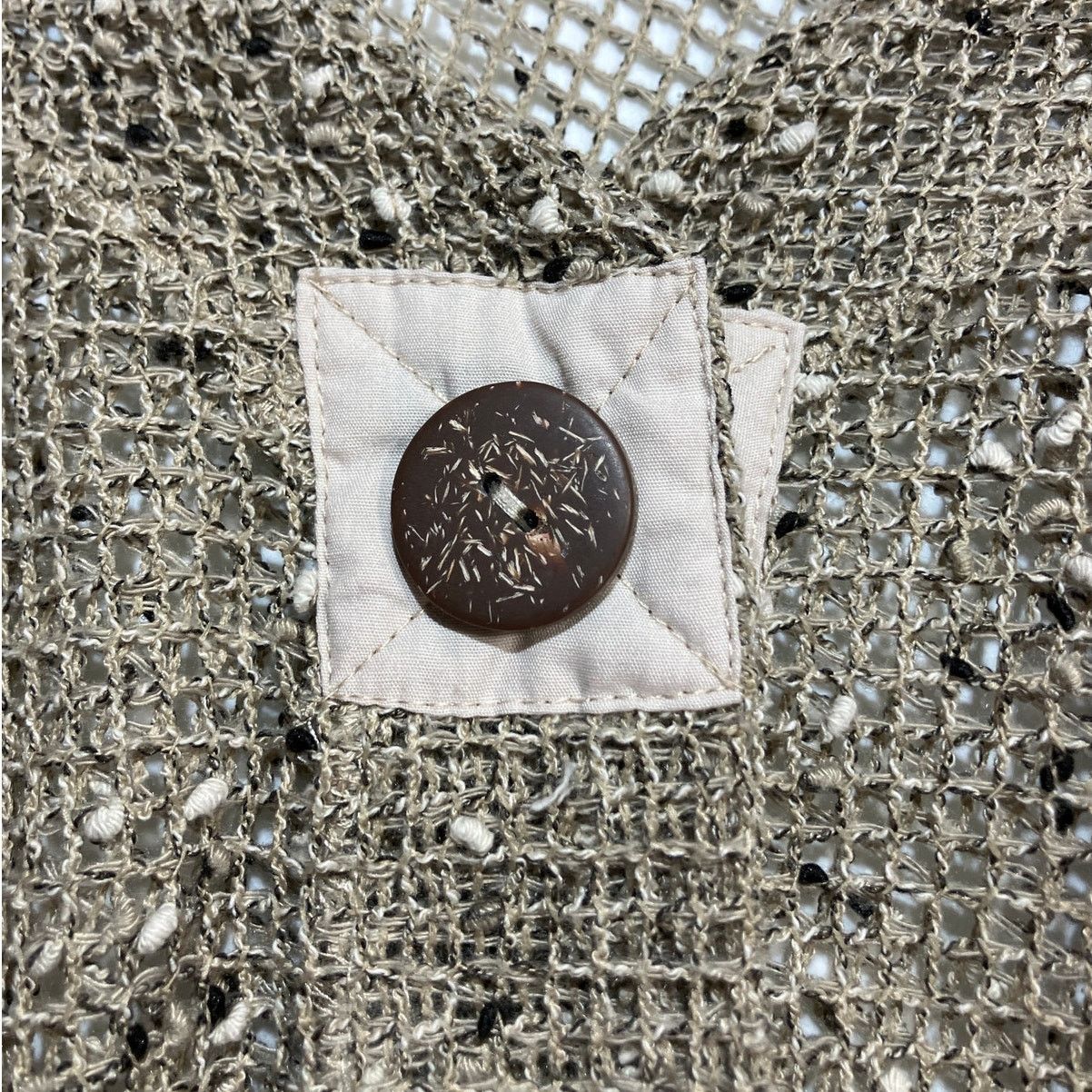 Blair Blair Brown Boho Sheer Open-Knit Mesh Cardigan Women XLG Size XL / US 12-14 / IT 48-50 - 6 Thumbnail
