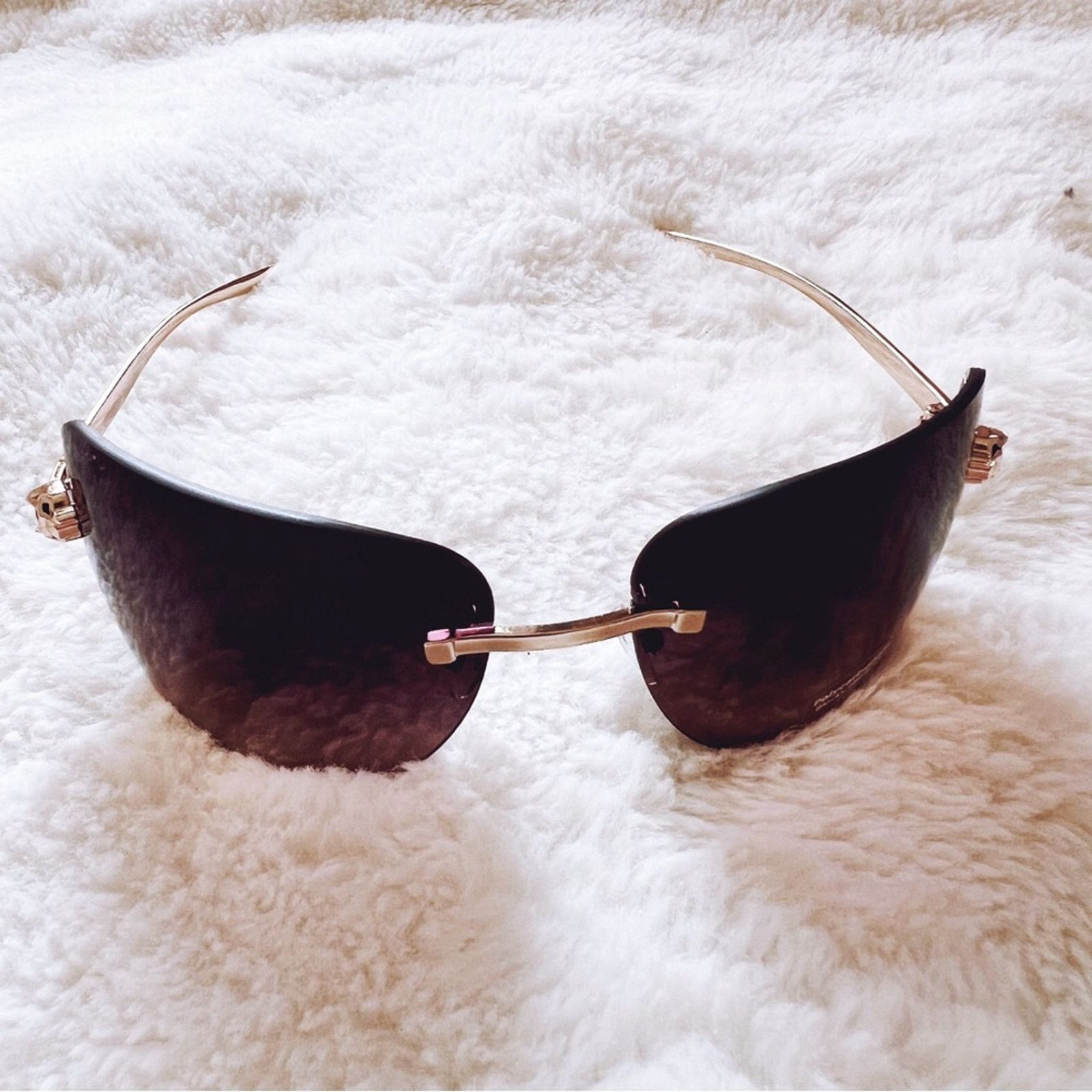 Other Ophelia Brown Floral Chic Sunglasses Size ONE SIZE - 4 Thumbnail