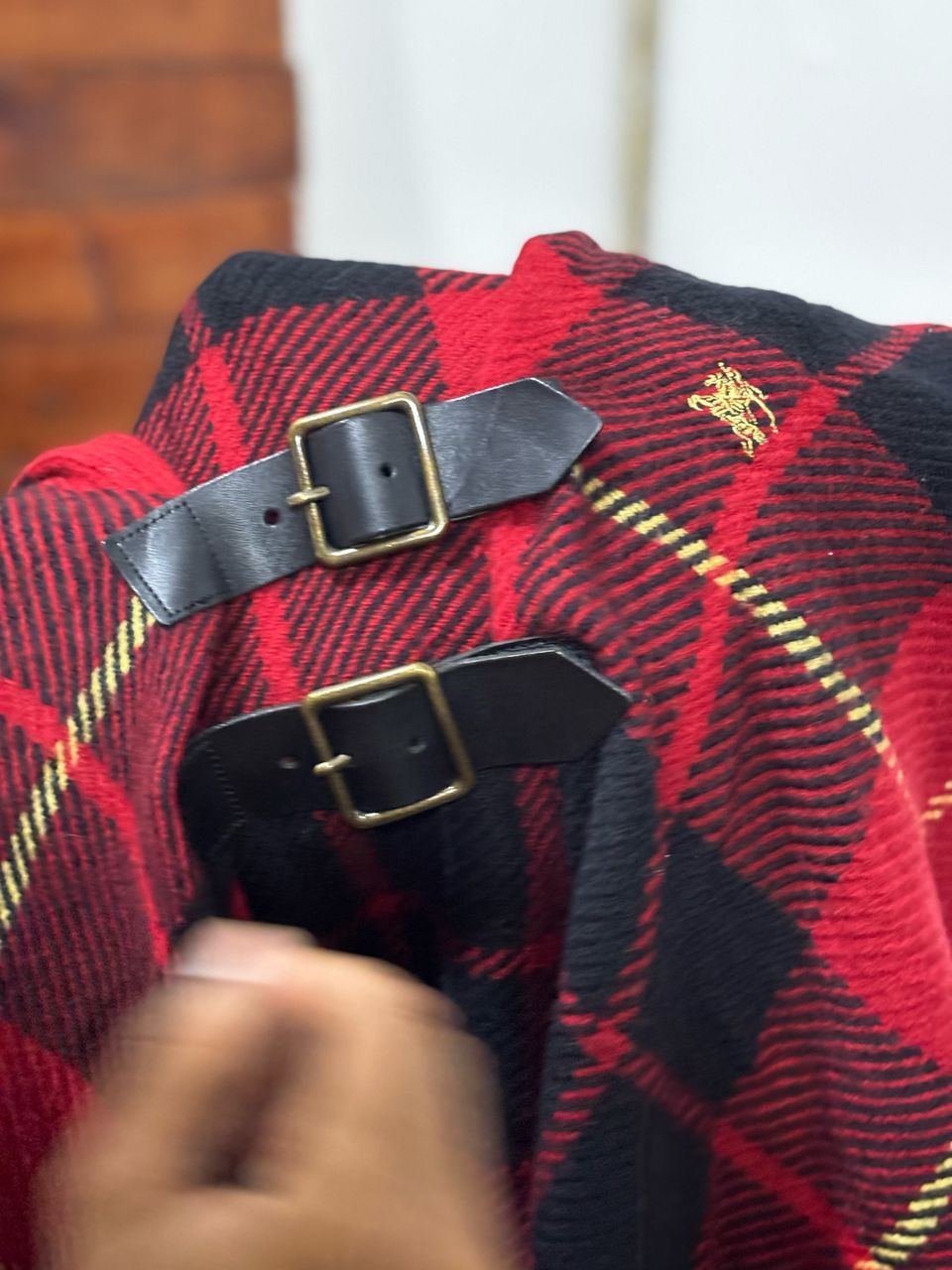 Burberry Offernow🔥Vintage burberry blue label hooded wool scarf Size ONE SIZE - 8 Thumbnail