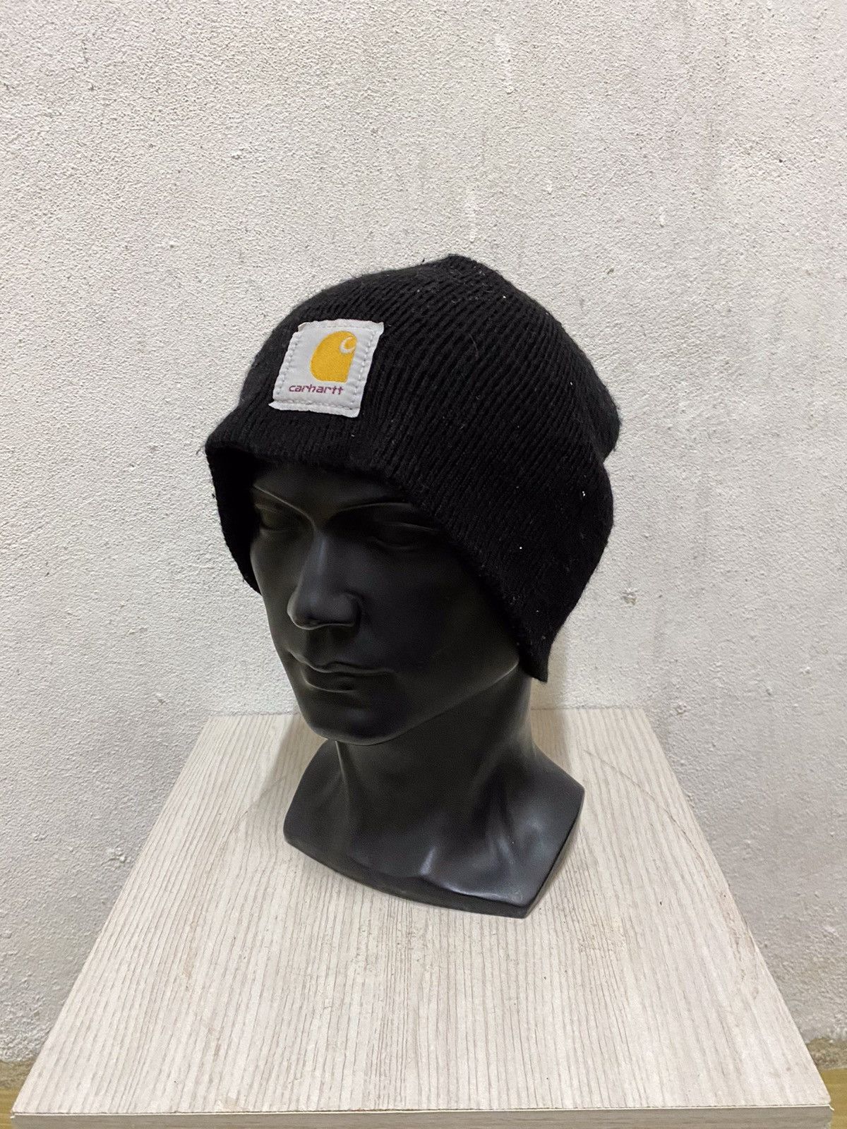 Carhartt × Vintage Carhatt Small Logo Beanie Hat Size ONE SIZE - 3 Thumbnail