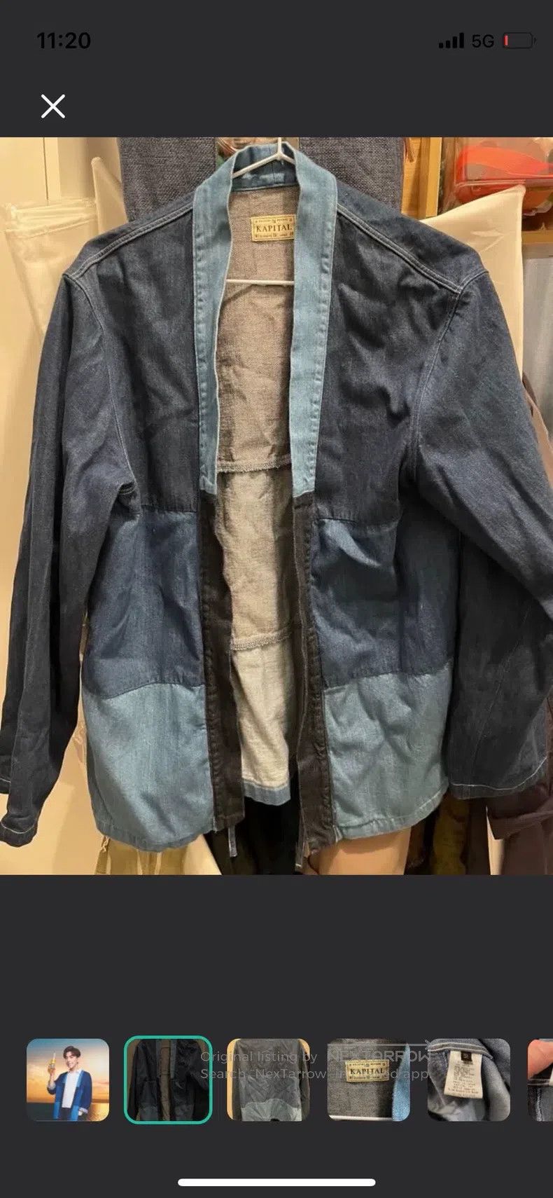 Kapital Kapital Taoist robe 8oz Denim 4TONE KAKASHI Shirt Indigo K Size US M / EU 48-50 / 2 - 1 Thumbnail