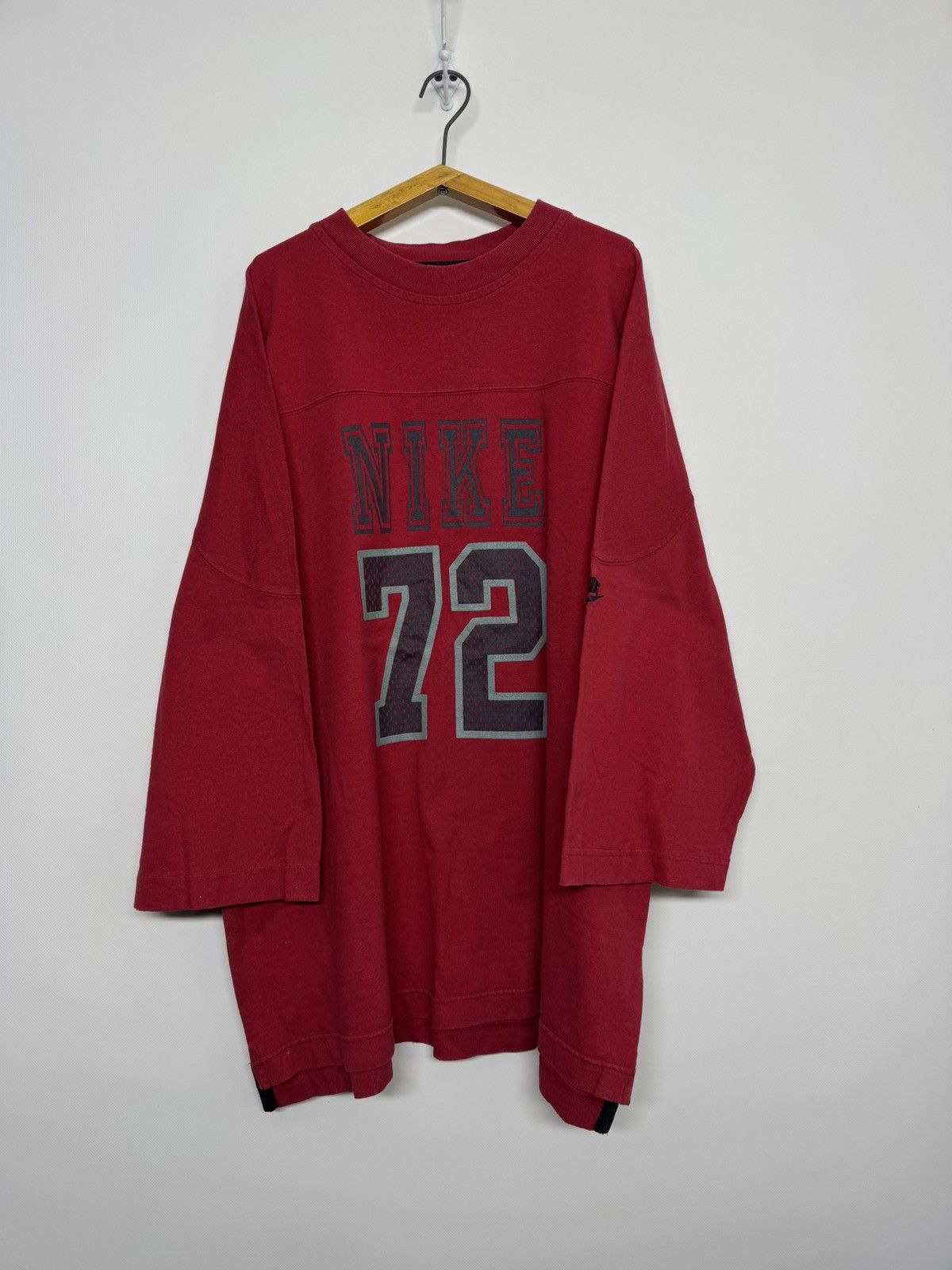 Nike Vintage Y2k Nike Big Logo Long Sleeve 00’s Size US XL / EU 56 / 4 - 3 Thumbnail