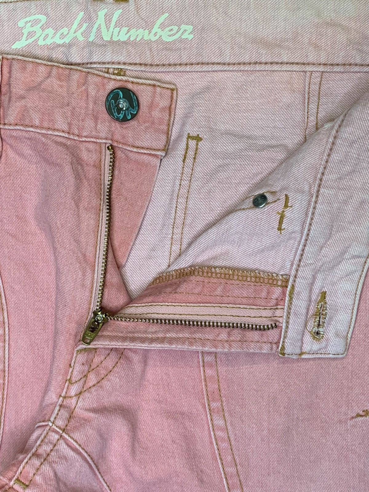 Japanese Brand Vintage Japanese Brand Faded Wash Patched Bootcut Jeans Size US 34 / EU 50 - 9 Thumbnail