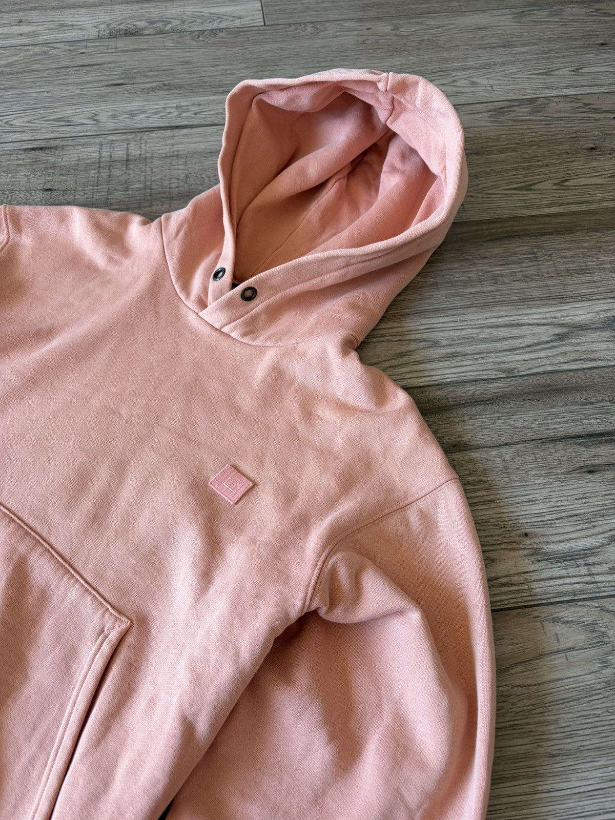 Acne Studios Acne Studios Ferris Face Hoodie - Pale Pink - Size S Size US S / EU 44-46 / 1 - 3 Thumbnail