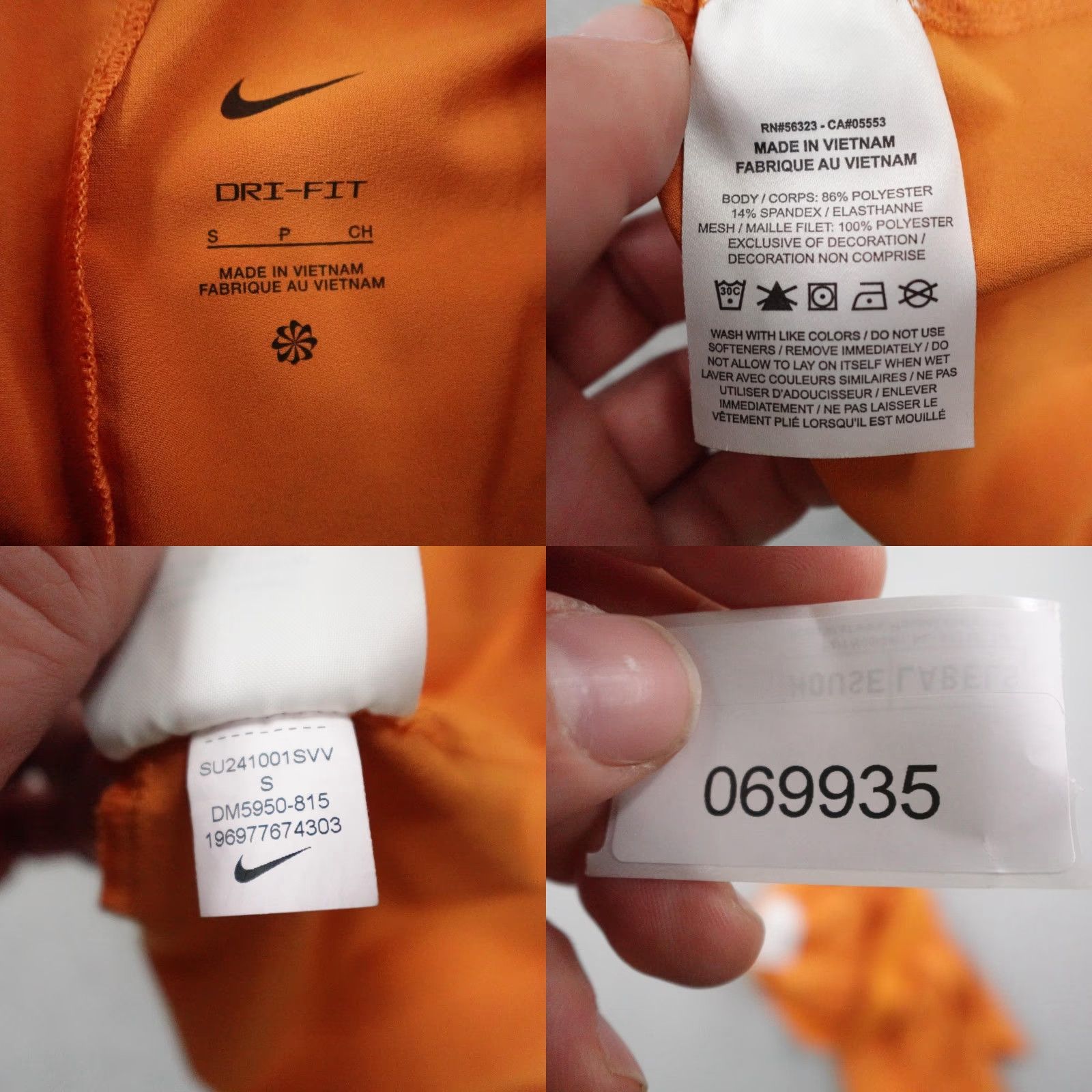 Nike Nike Shorts Men Small Orange Dri Fit Pro Flex Vent Performance Training Athletic Size US 29 - 8 Thumbnail