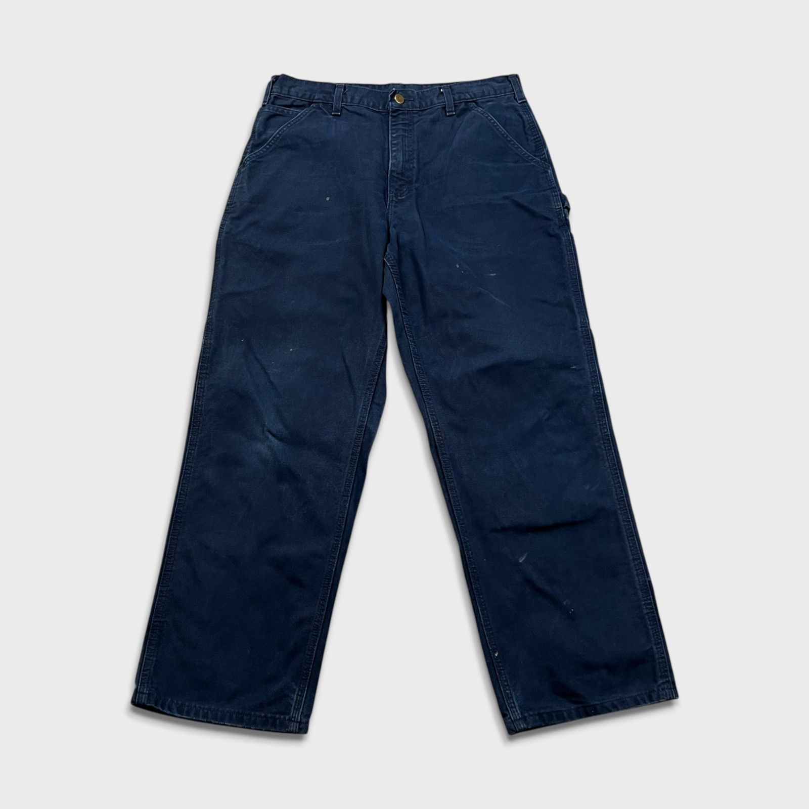Carhartt × Vintage Carhartt Pants 34x30 Original Dungaree Work Carpenter Baggy Size US 34 / EU 50 - 1 Thumbnail