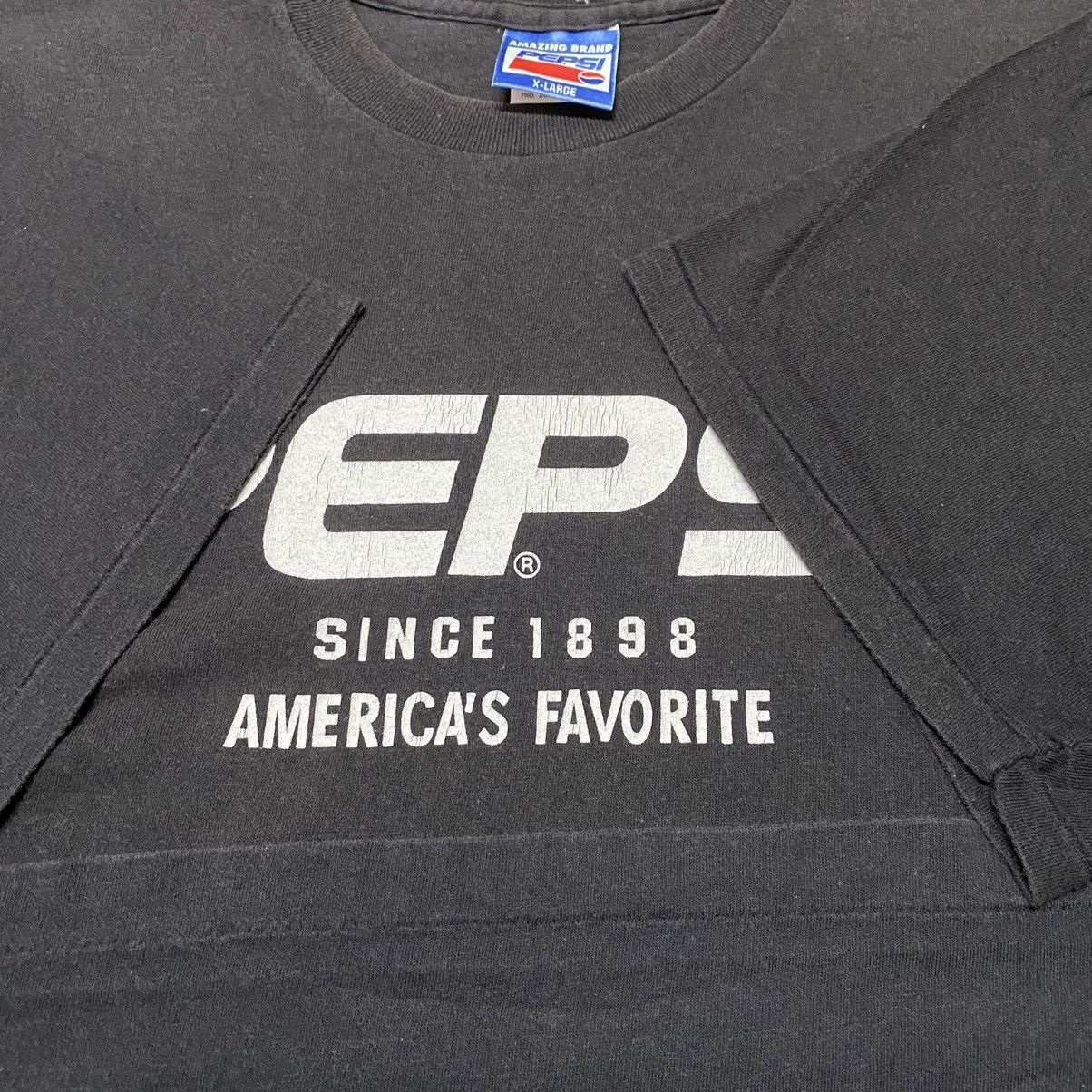 Pepsi × Vintage VINTAGE 90’s PEPSI AMERICA’S FAVORITE DRINK T SHIRT Size US XL / EU 56 / 4 - 12 Thumbnail