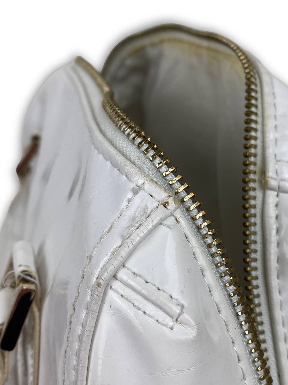Versace Vintage VERSACE Parfums White Handle Bag M519 Size ONE SIZE - 10 Thumbnail