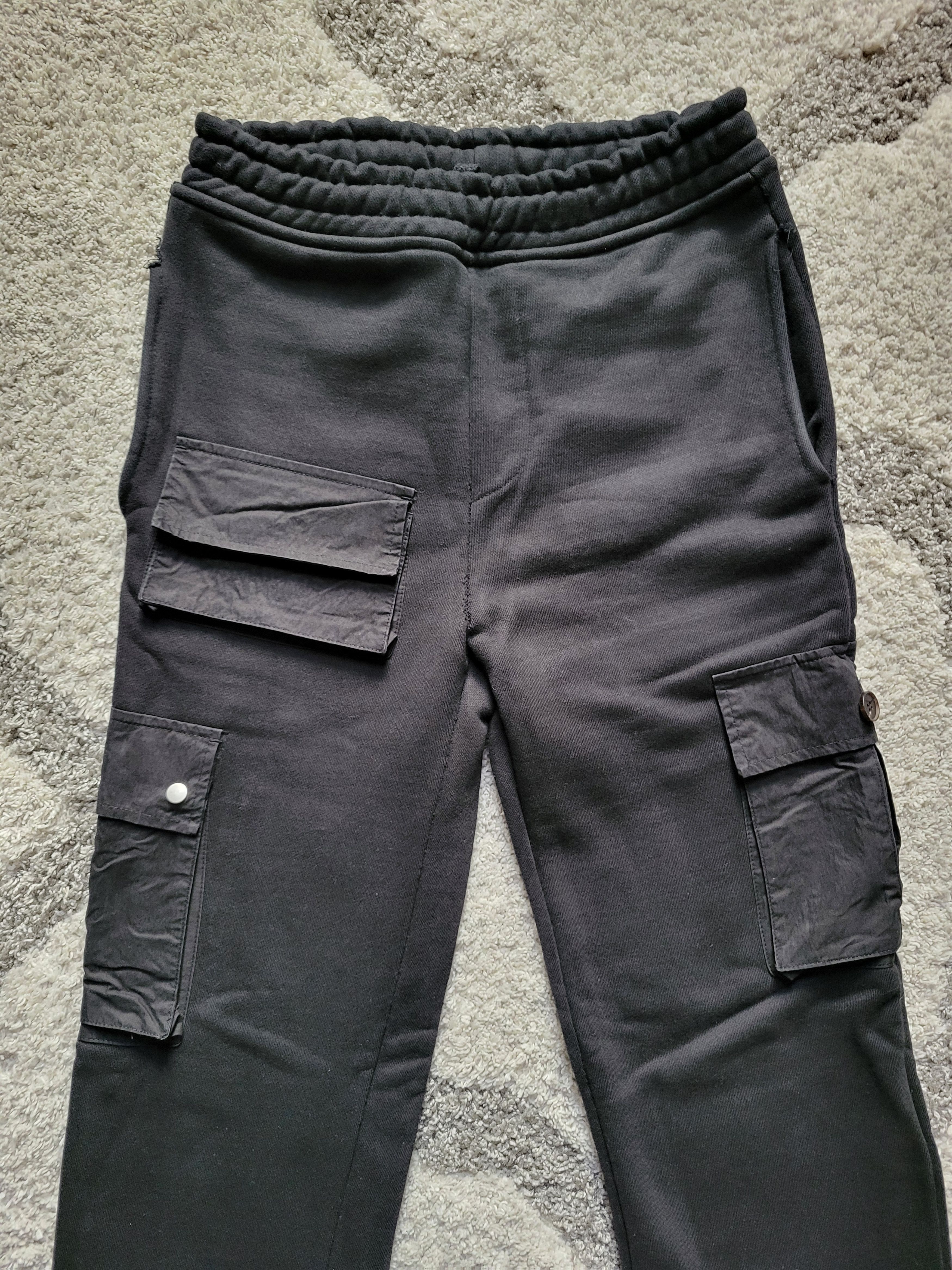 Japanese Brand × Vintage Utility Sweatpants Black Korean Brand GRUNGE NUMBER NINE Size US 30 / EU 46 - 5 Thumbnail