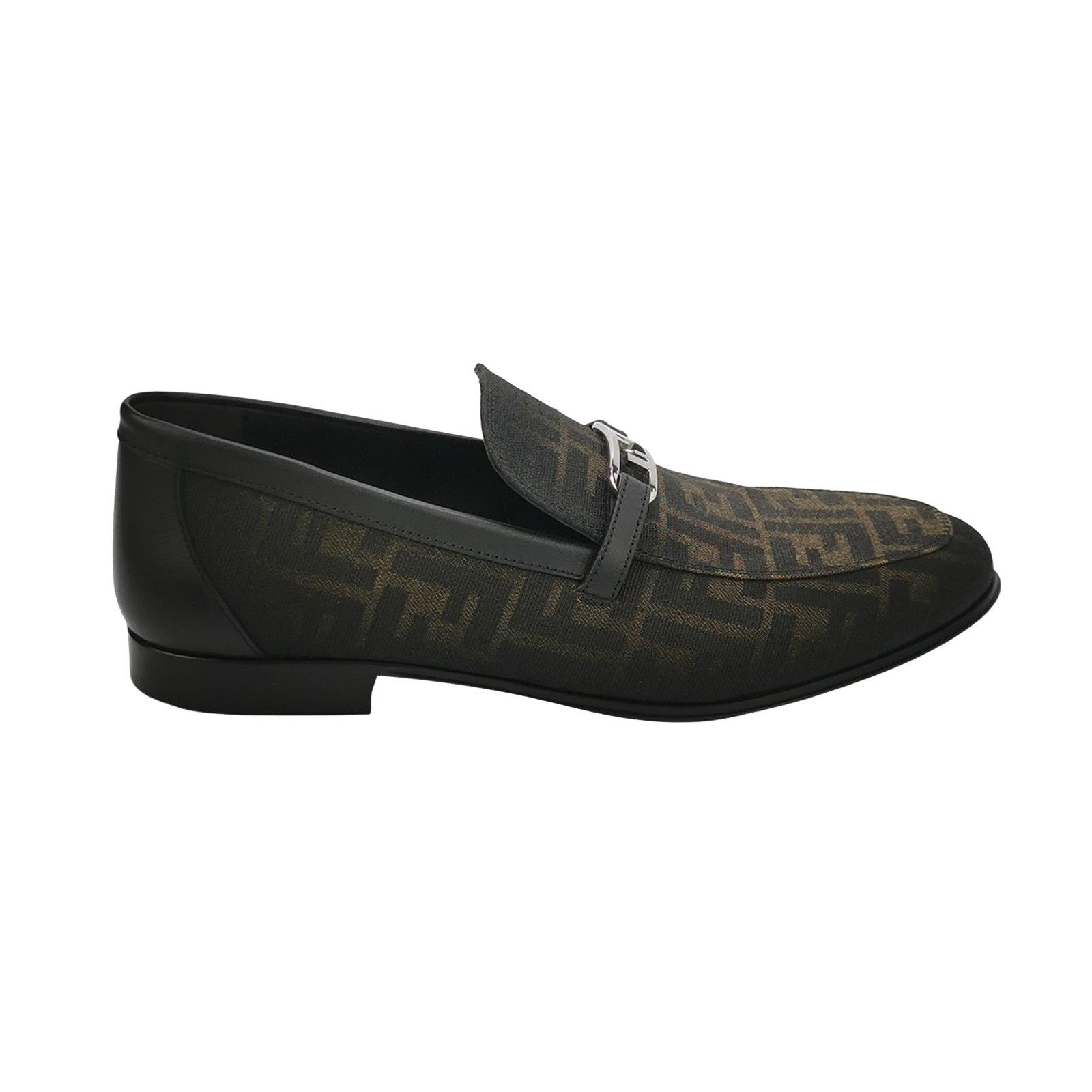 Fendi Fendi O’Lock Monogram Canvas Loafers 43 Size US 10 / EU 43 - 1 Thumbnail