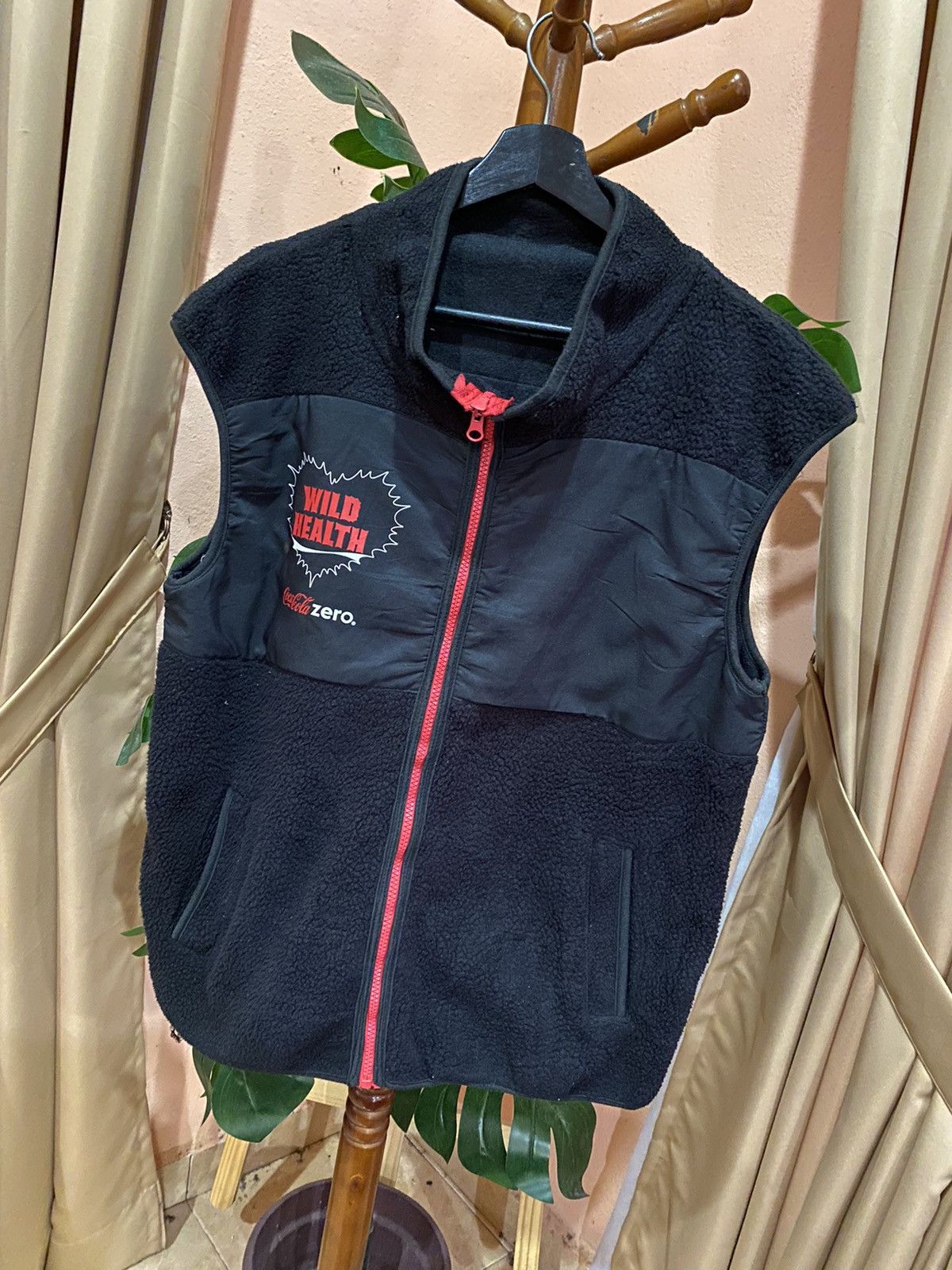 Coca Cola Coca-Cola Zero Wild Health Fleece Vest - Black & Red Size US L / EU 52-54 / 3 - 3 Thumbnail