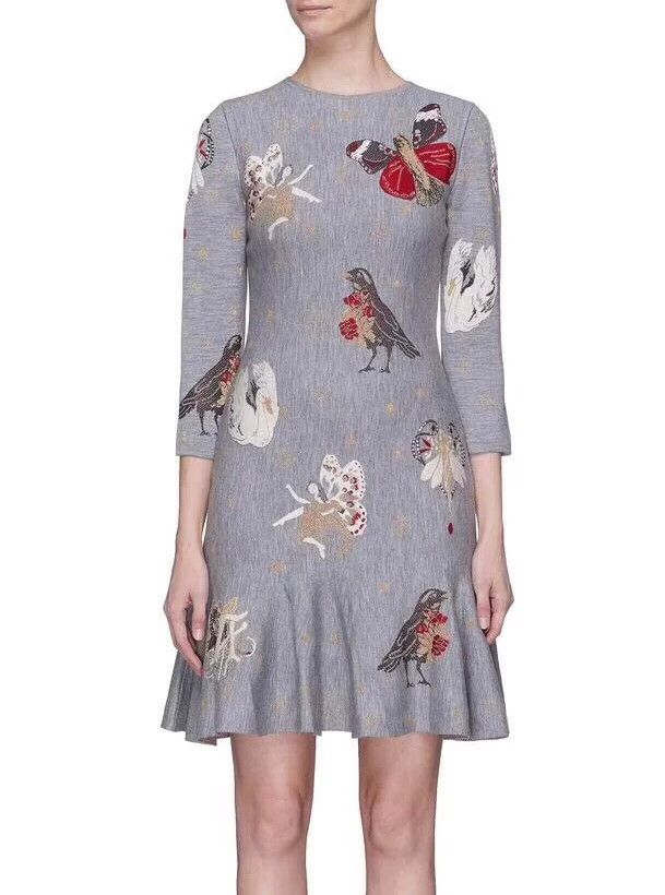 Alexander McQueen Alexander McQUEEN size 38 Gold thread animal embroidery ro Size M / US 6-8 / IT 42-44 - 1 Thumbnail