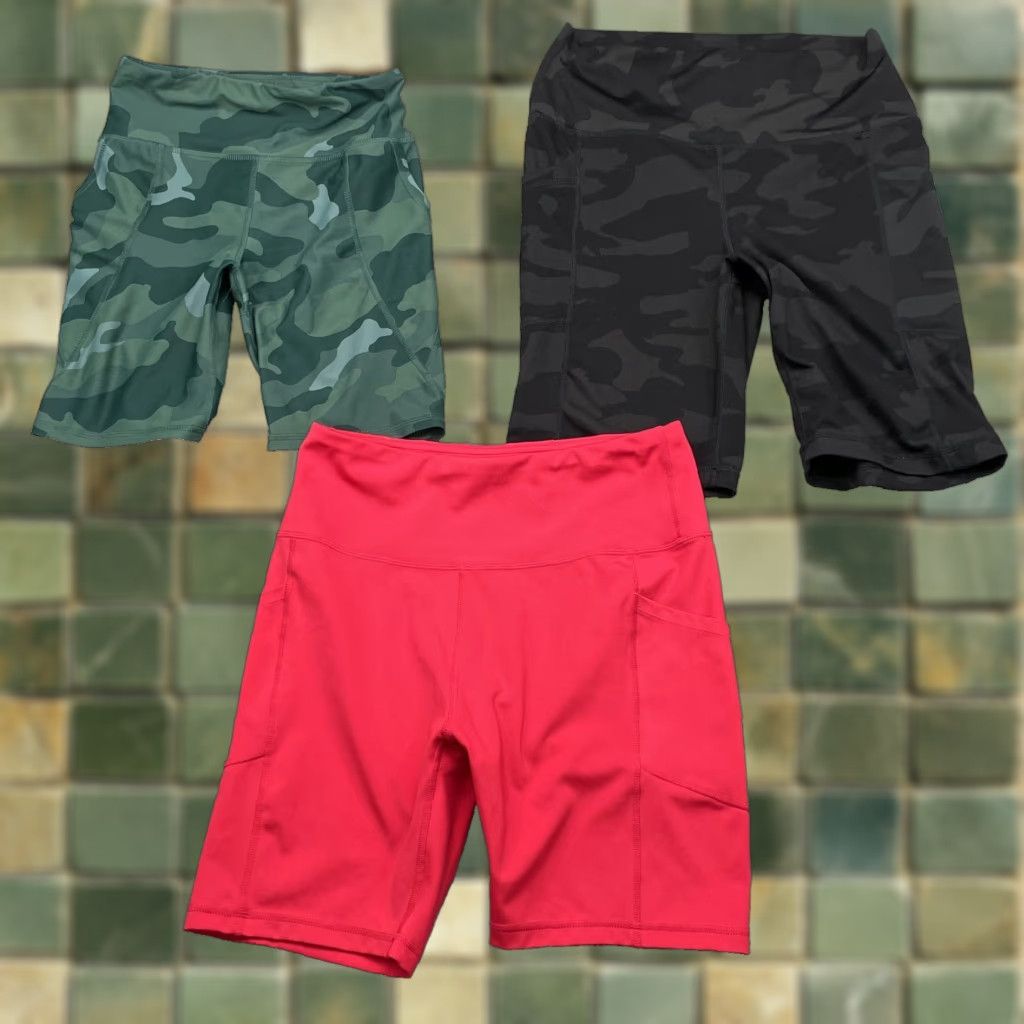Old Navy VINTAGE Compression Shorts LOT (3) Women L/XL Mix Brand Y2k Biker Sport Running Training Size 36" / US 14 / IT 50 - 1 Thumbnail