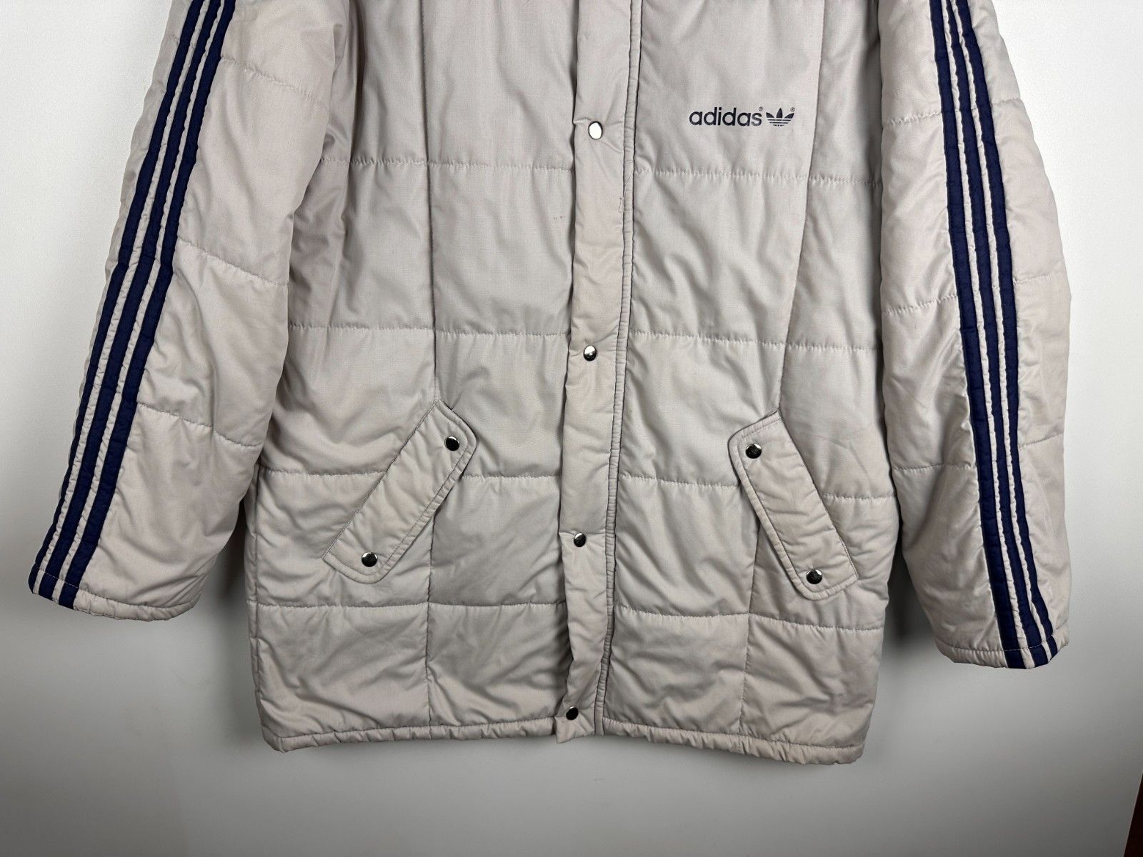 Adidas Adidas Vintage Parka Jacketr 90s White Mens Size M Size US S / EU 44-46 / 1 - 4 Thumbnail