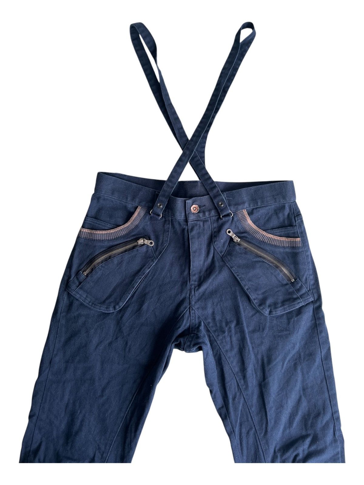 PPFM Vintage PPFM GOA Parachute Suspender J-Curve Jeans Denim Size US 33 - 5 Thumbnail