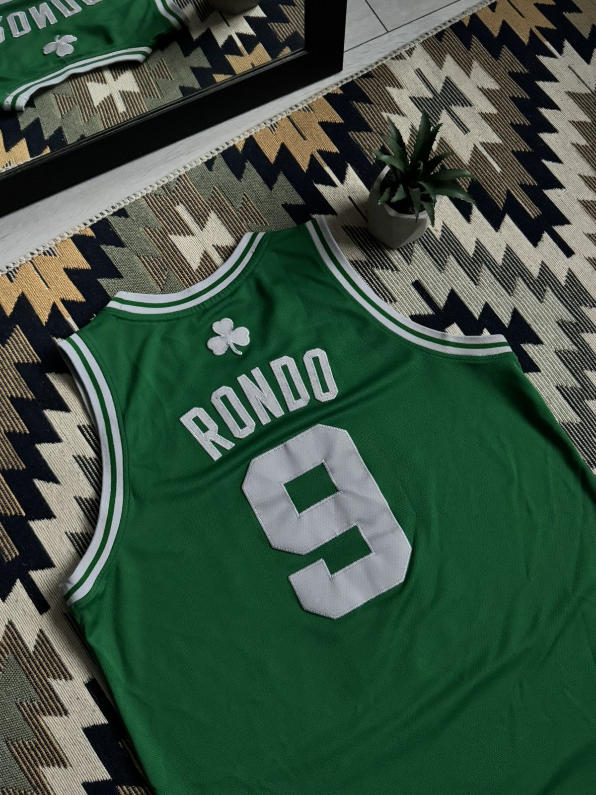 NBA Vintage Adidas NBA Boston Celtics 2013 Rondo #9 Jersey Size US M / EU 48-50 / 2 - 11 Thumbnail