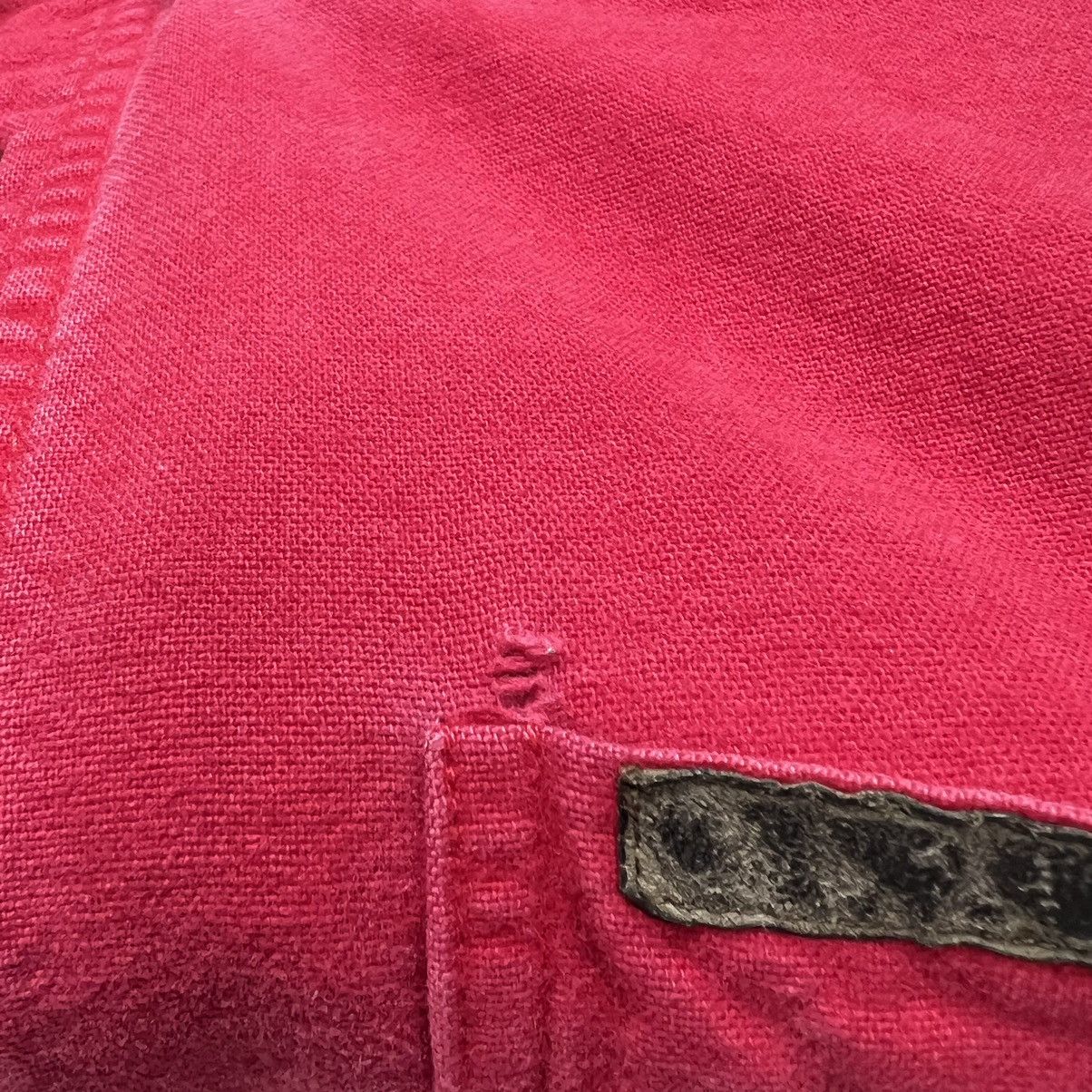 Vintage × Woolrich Woolen Mills VTG Woolrich Chamois Flannel Shirt Red Button Long Sleeve Size US XXL / EU 58 / 5 - 15 Thumbnail