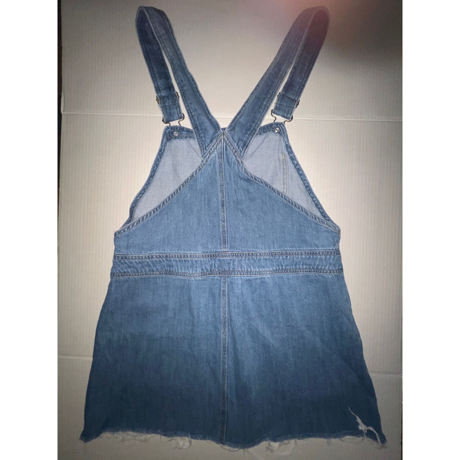 Other Life in Progress overall denim dress size Large Size 30" / US 8 / IT 44 - 4 Thumbnail