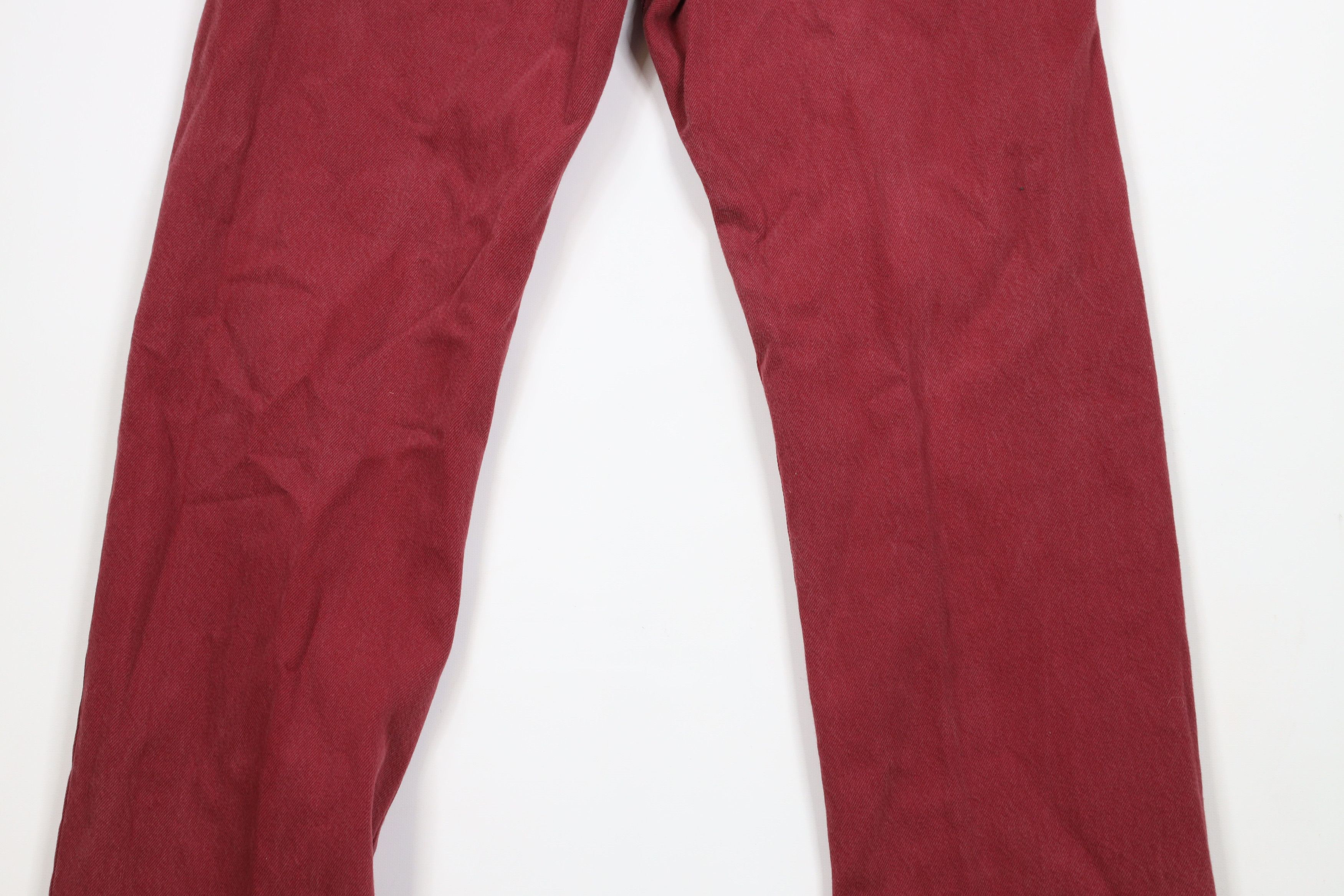 Levi's × Vintage Vintage Y2K Levis 501xx Button Fly Original Fit Jeans Red Size US 34 / EU 50 - 13 Thumbnail