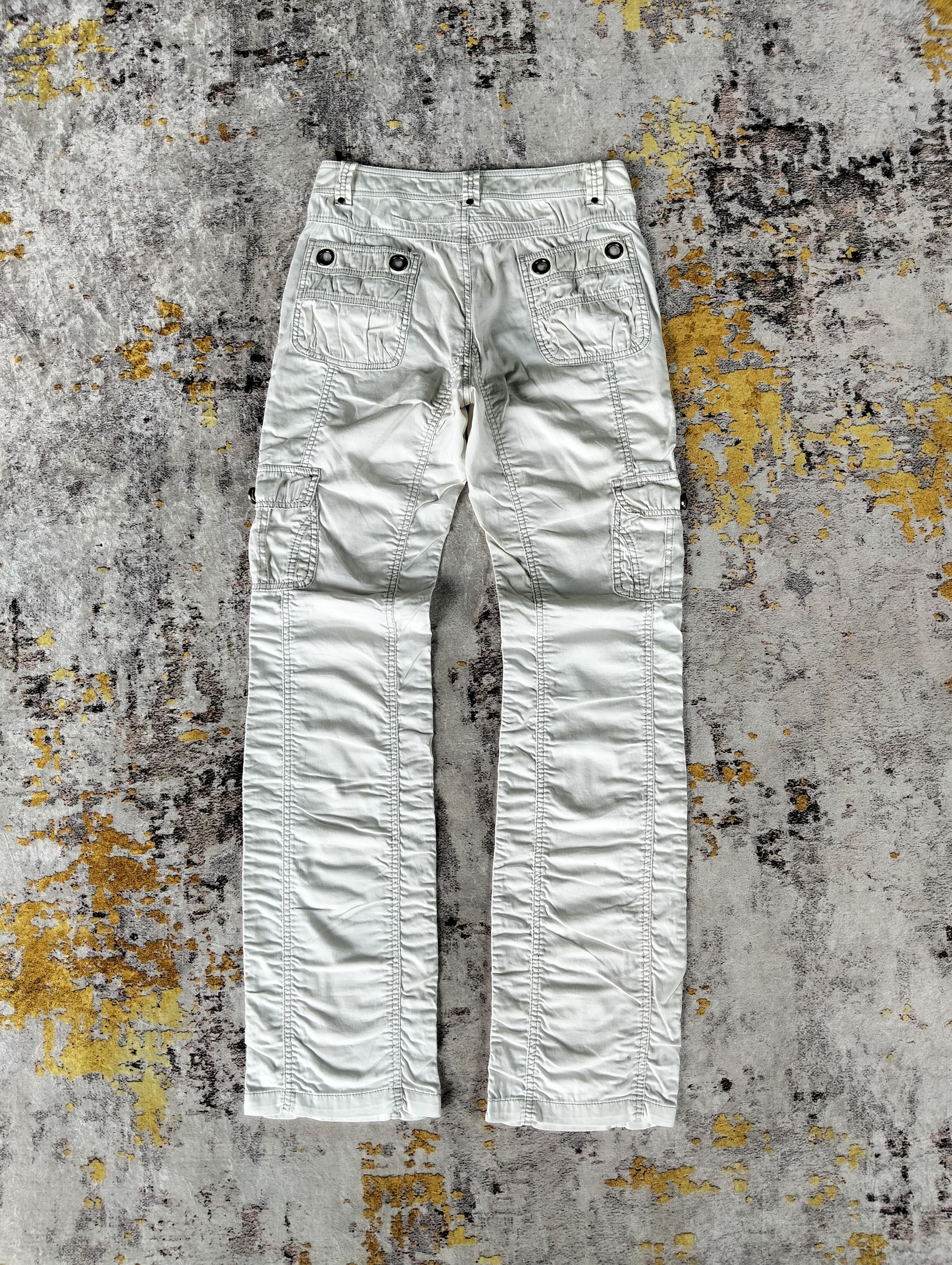 If Six Was Nine 2000s Japanese Lucas Cargo Multi Pocket Button Cross Pants Size US 28 / EU 44 - 6 Thumbnail