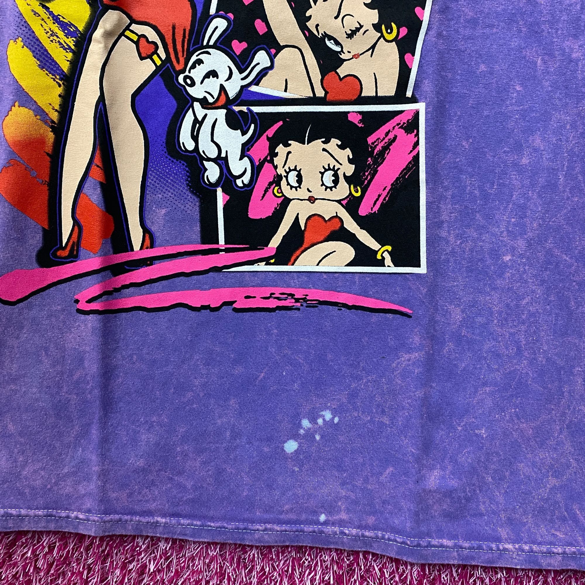 Other Betty Boop Polaroid Queen Collage Purple T-Shirt Medium Size US M / EU 48-50 / 2 - 4 Thumbnail