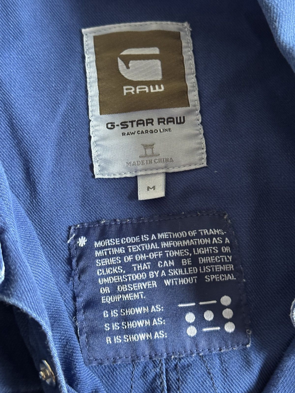 G-Star G star raw M AERO Arizona shirt button up denim overshirt Size US M / EU 48-50 / 2 - 4 Thumbnail