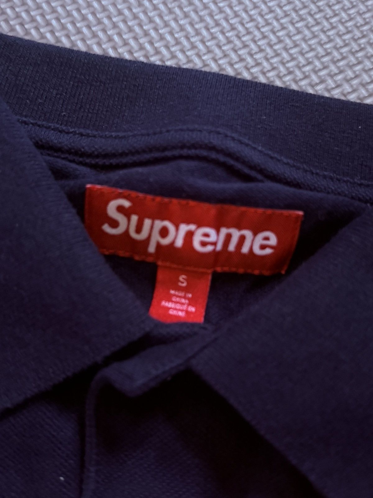 Supreme Supreme Twill Appliqué Polo Size US S / EU 44-46 / 1 - 2 Thumbnail