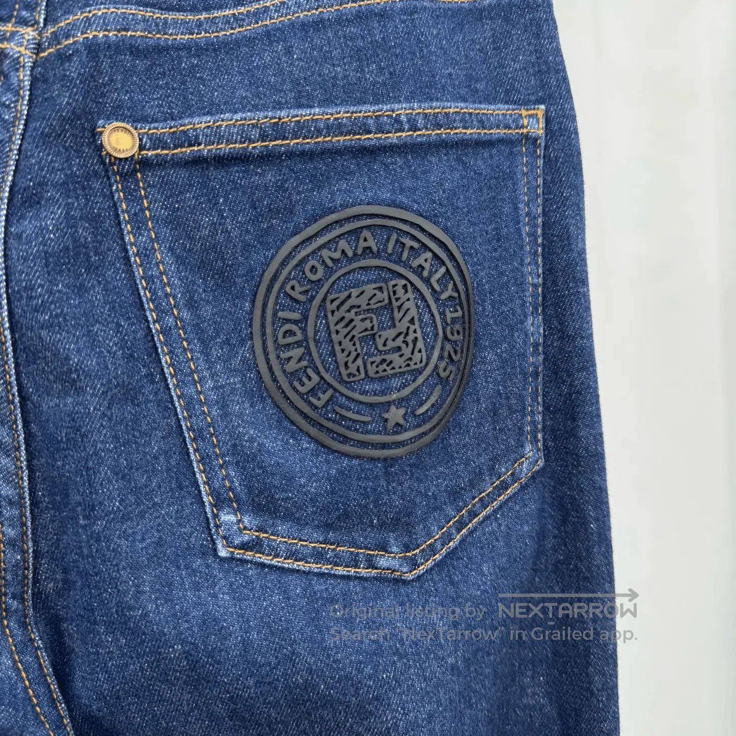Fendi Fendi Double F Printed Washed Jeans. Size US 40 / EU 56 - 5 Thumbnail