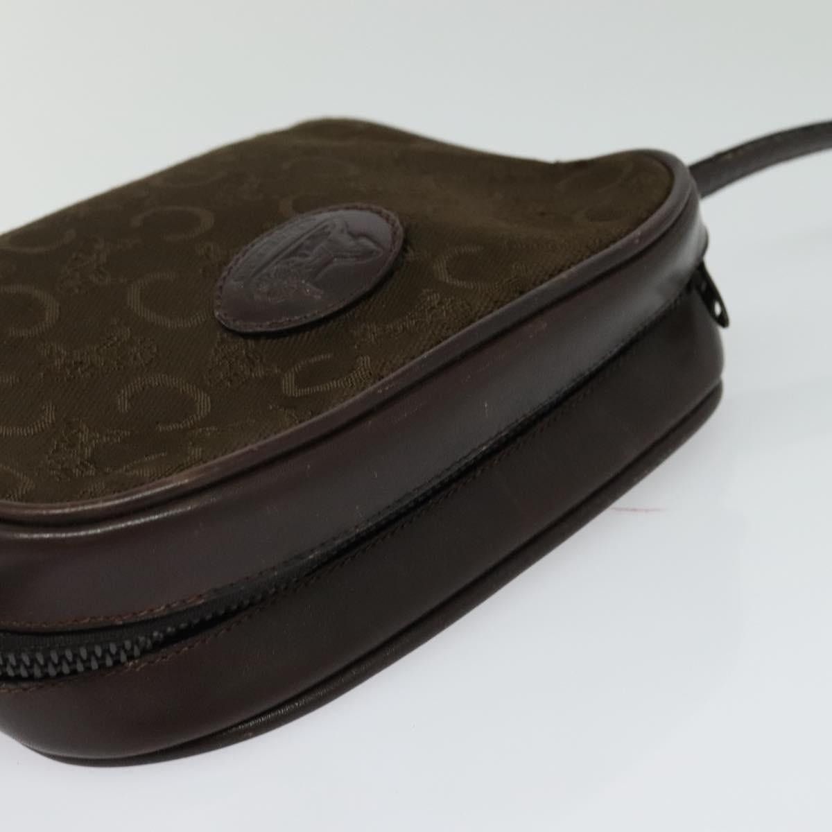Celine CELINE C Sulky Shoulder Bag Canvas Brown Gold Size ONE SIZE - 6 Thumbnail