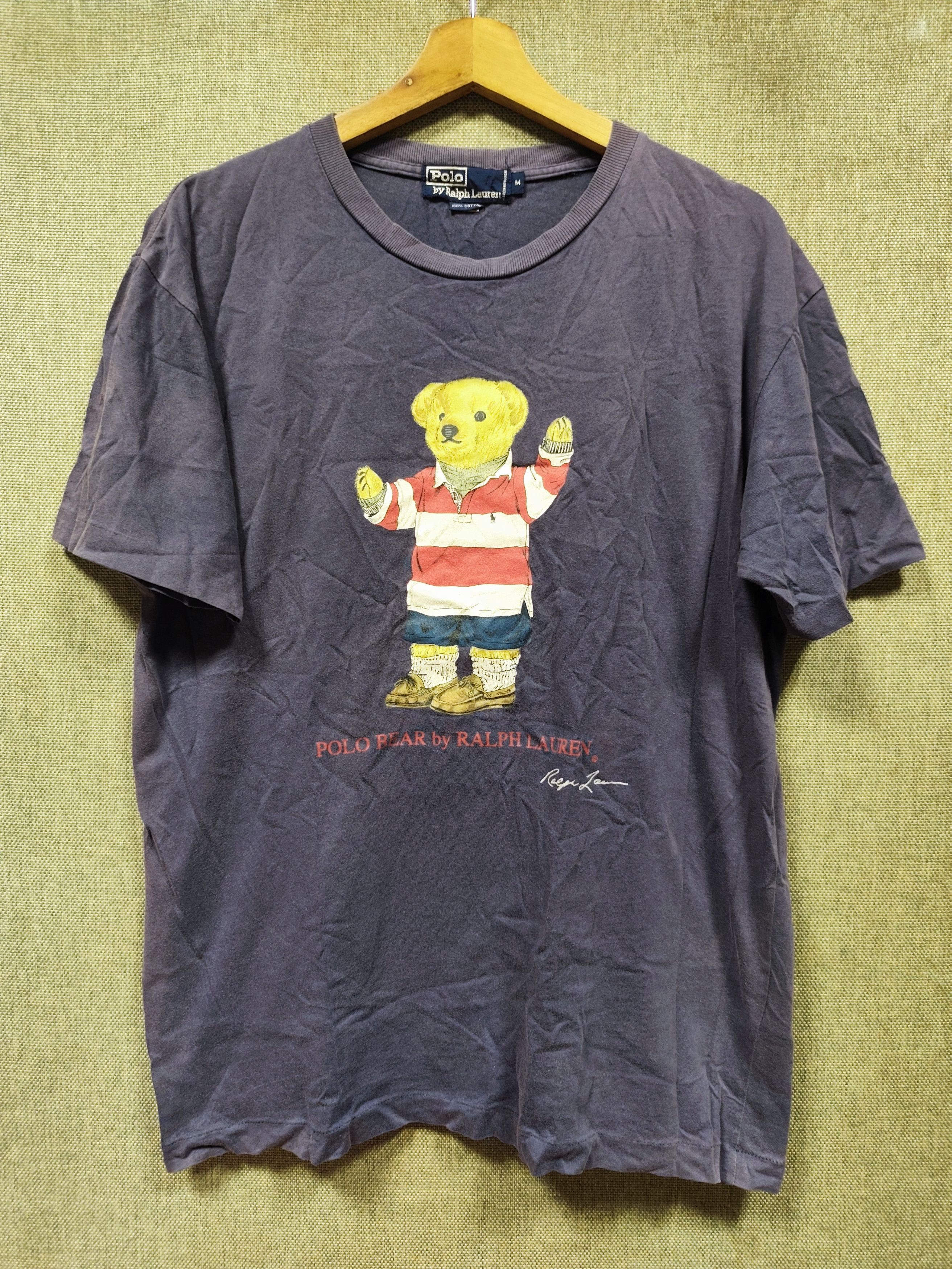 Polo Ralph Lauren Vintage 90s t shirt polo bear by ralph lauren Size US M / EU 48-50 / 2 - 1 Thumbnail