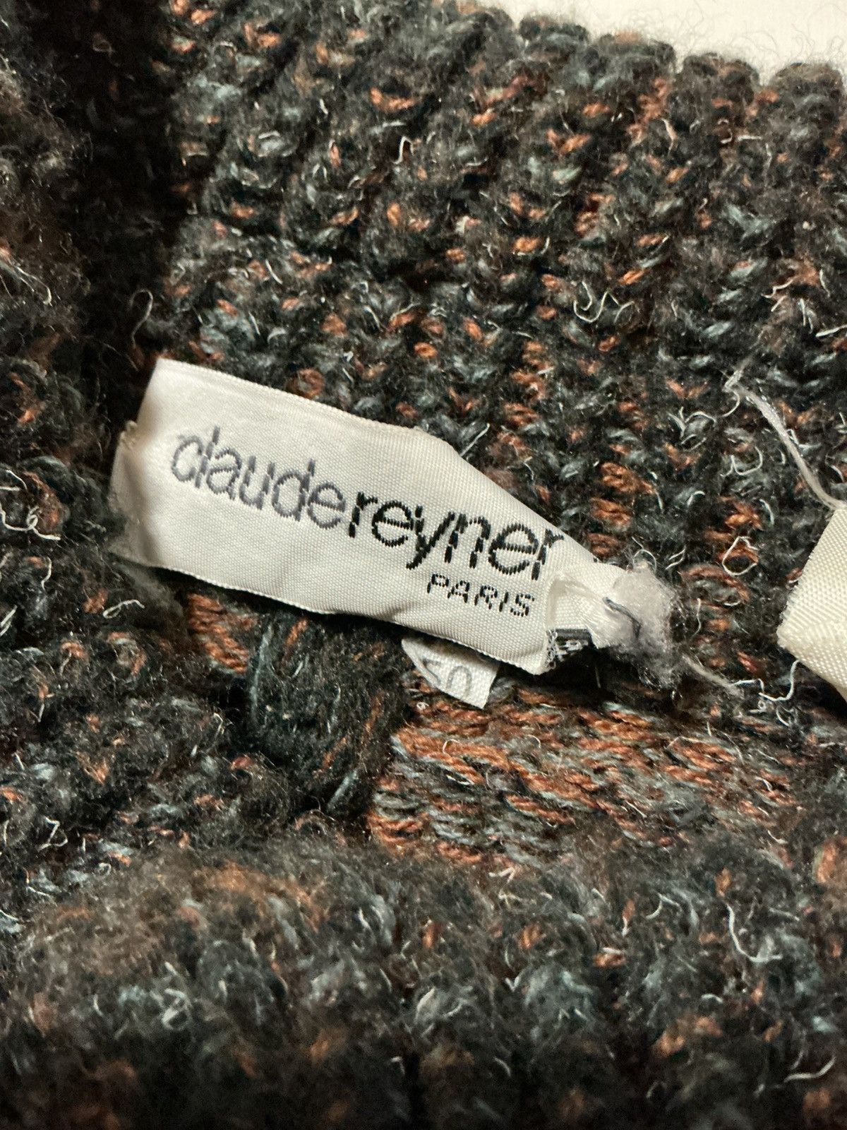 Vintage Vintage Claude Reyner Paris Chunky Knit Cardigan Sweater Size US M / EU 48-50 / 2 - 5 Thumbnail