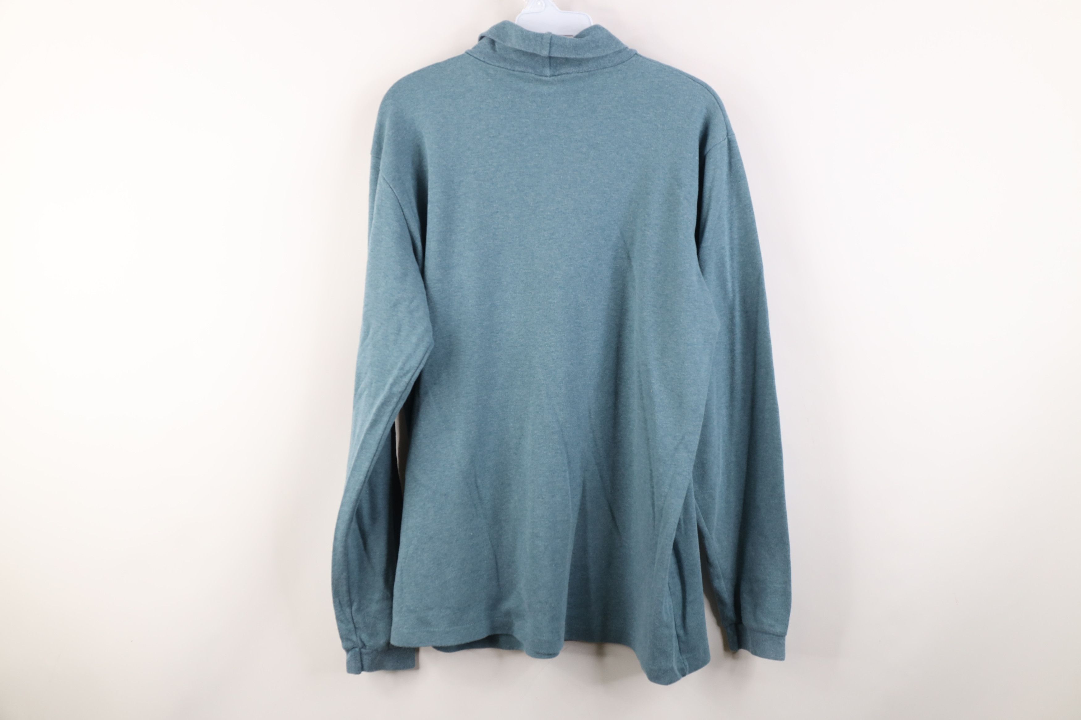 L.L. Bean Vintage 90s LL Bean Blank Long Sleeve Turtleneck T-Shirt USA Size US L / EU 52-54 / 3 - 9 Thumbnail