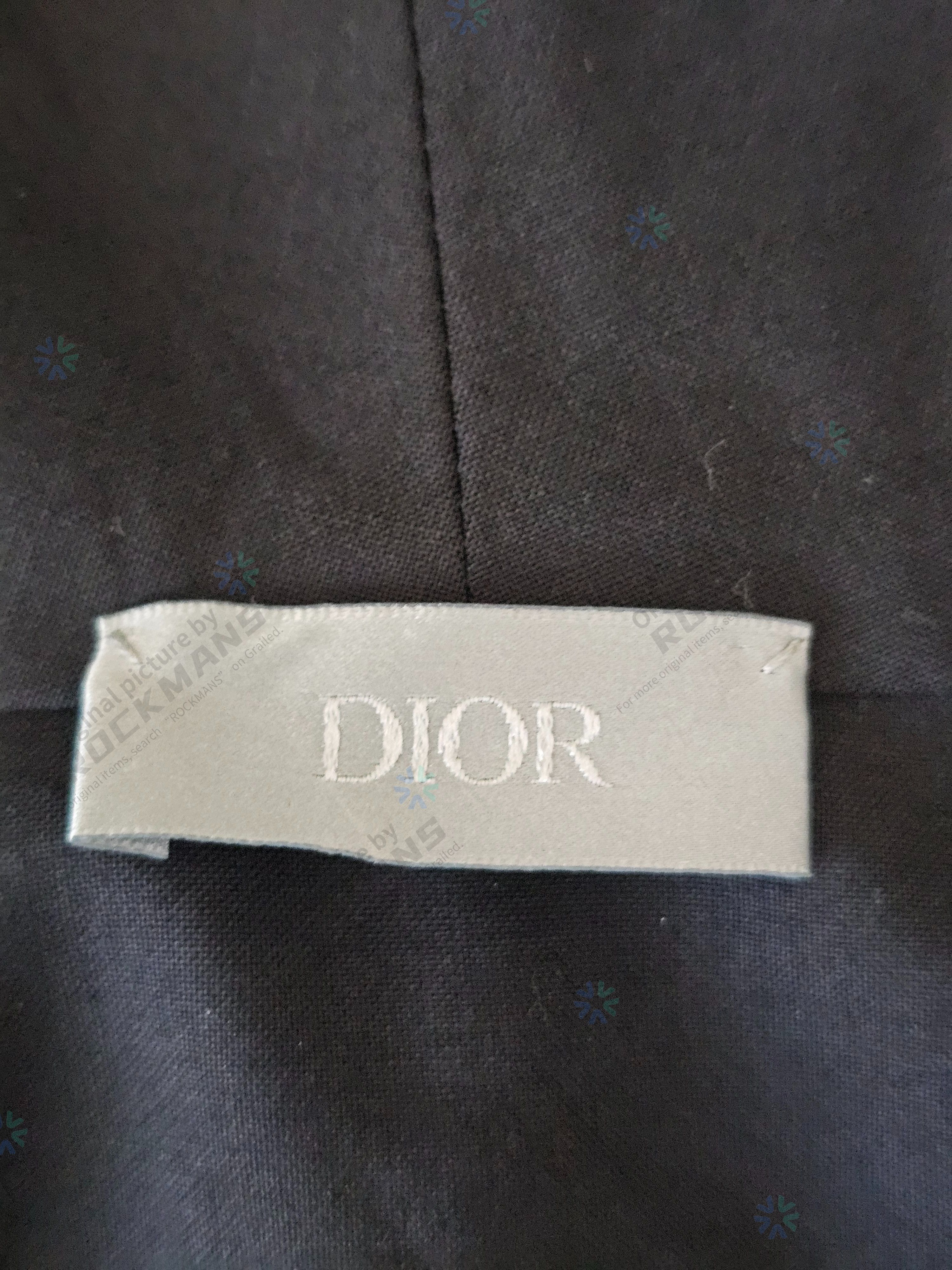 Dior Dior Men's Black Wool No Buttons Jacket Coat Pajamas Size M Size US M / EU 48-50 / 2 - 5 Thumbnail