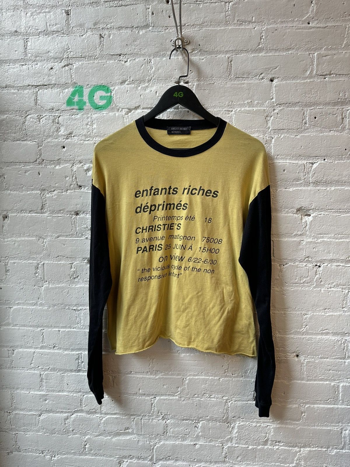 Enfants Riches Deprimes ERD CHRISTIES LIMMITED 1-10 LONG SLEEVE Size US S / EU 44-46 / 1 - 2 Thumbnail